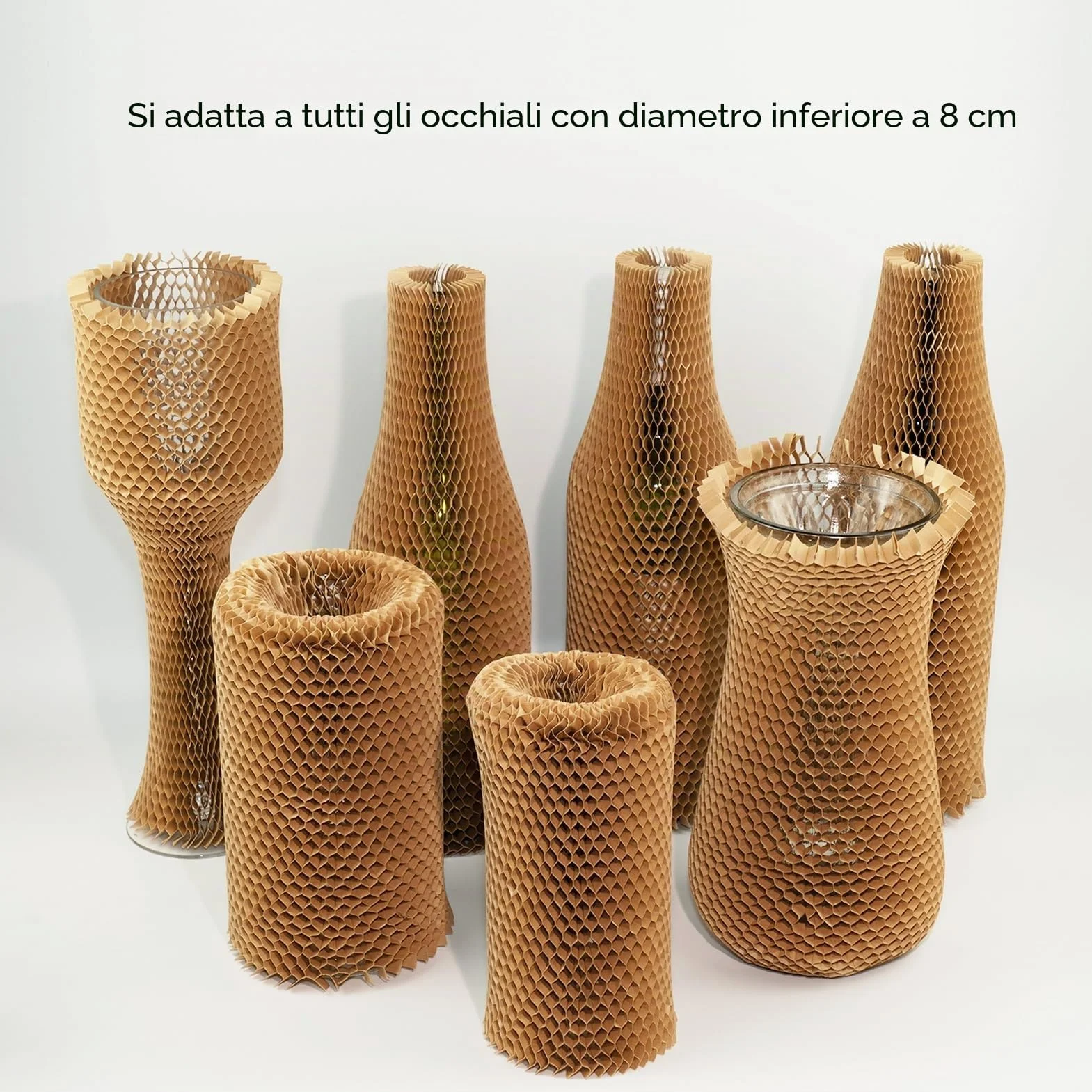 Foam di protezione per traslochi, carta a nido d'ape, bicchieri di vetro, bottiglie di vino, custodie protettive, pellicola protettiva, materiali da imballaggio (35 cm x 12 pezzi)