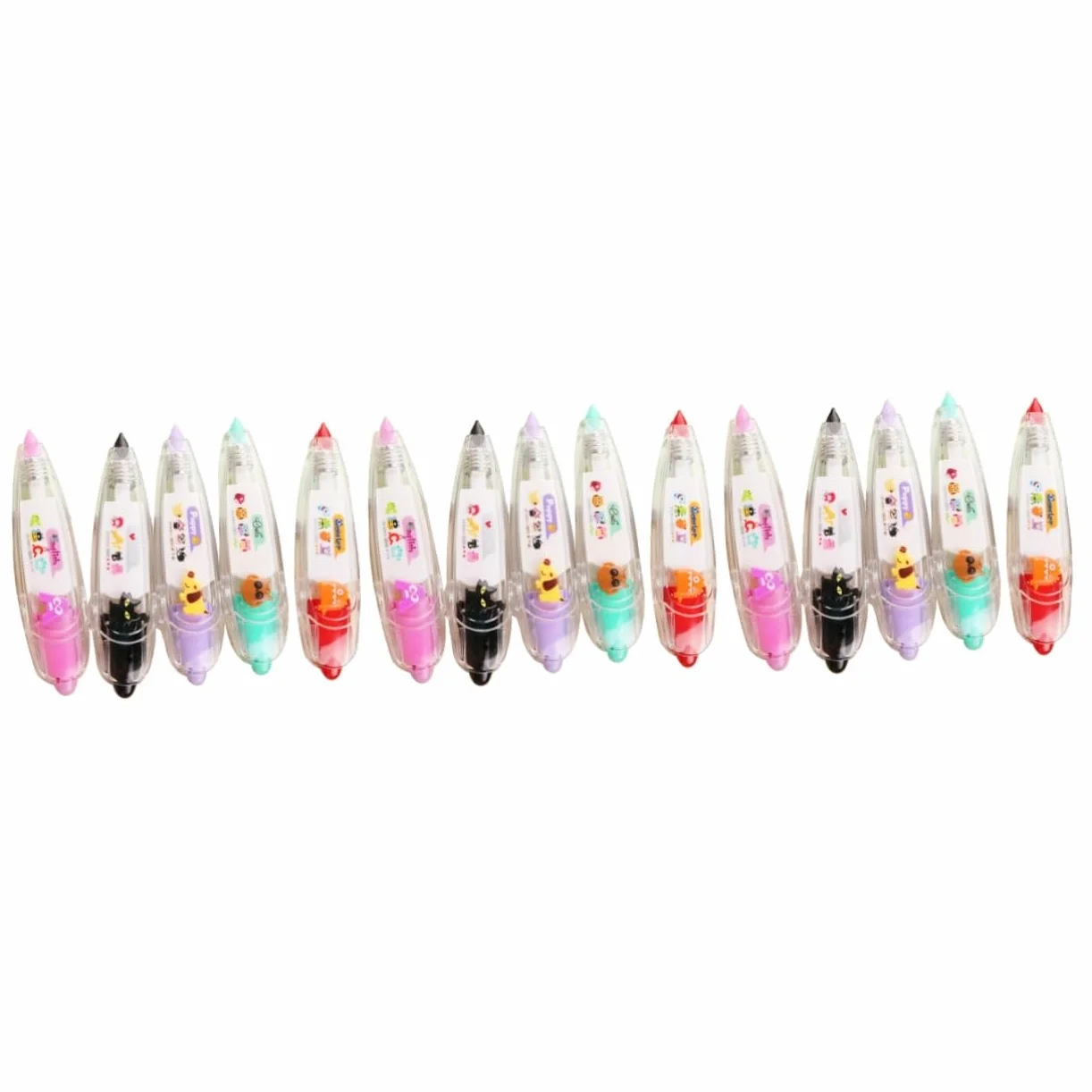 SHINEOFI 15pezzi Nastro Decorativo Con Design Carino Per Scrapbooking e Diari Facile Da Usare e Pratico Per Ufficio e Scuola Stile Misti