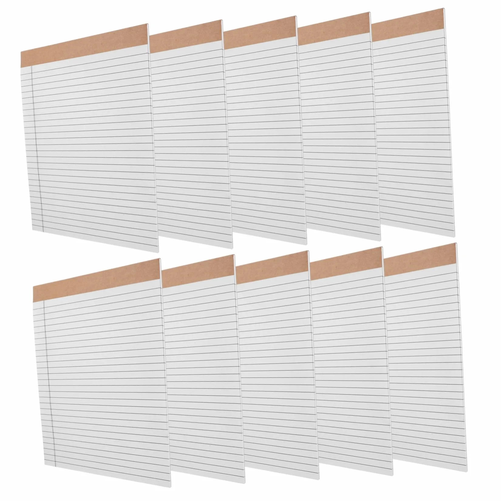 GALPADA 10pezzi Blocchi Note Righe Unità Carta da Lettere Portatile Fronte-retro Pagine Ciascuno per Appunti Elenchi e Uso Universitario e Aziendale