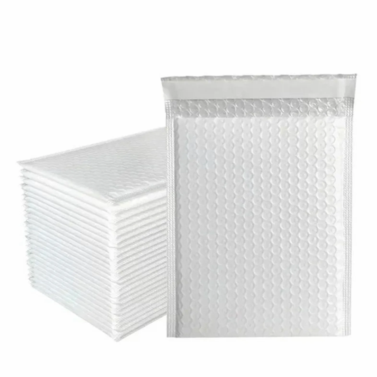 Bubble Mailer 100Pcs Delivery Package Packaging Bubble Envelope Packing Bag Small Business Supplies Envelopes Shipping Packages Mailer(White,18 * 23cm)