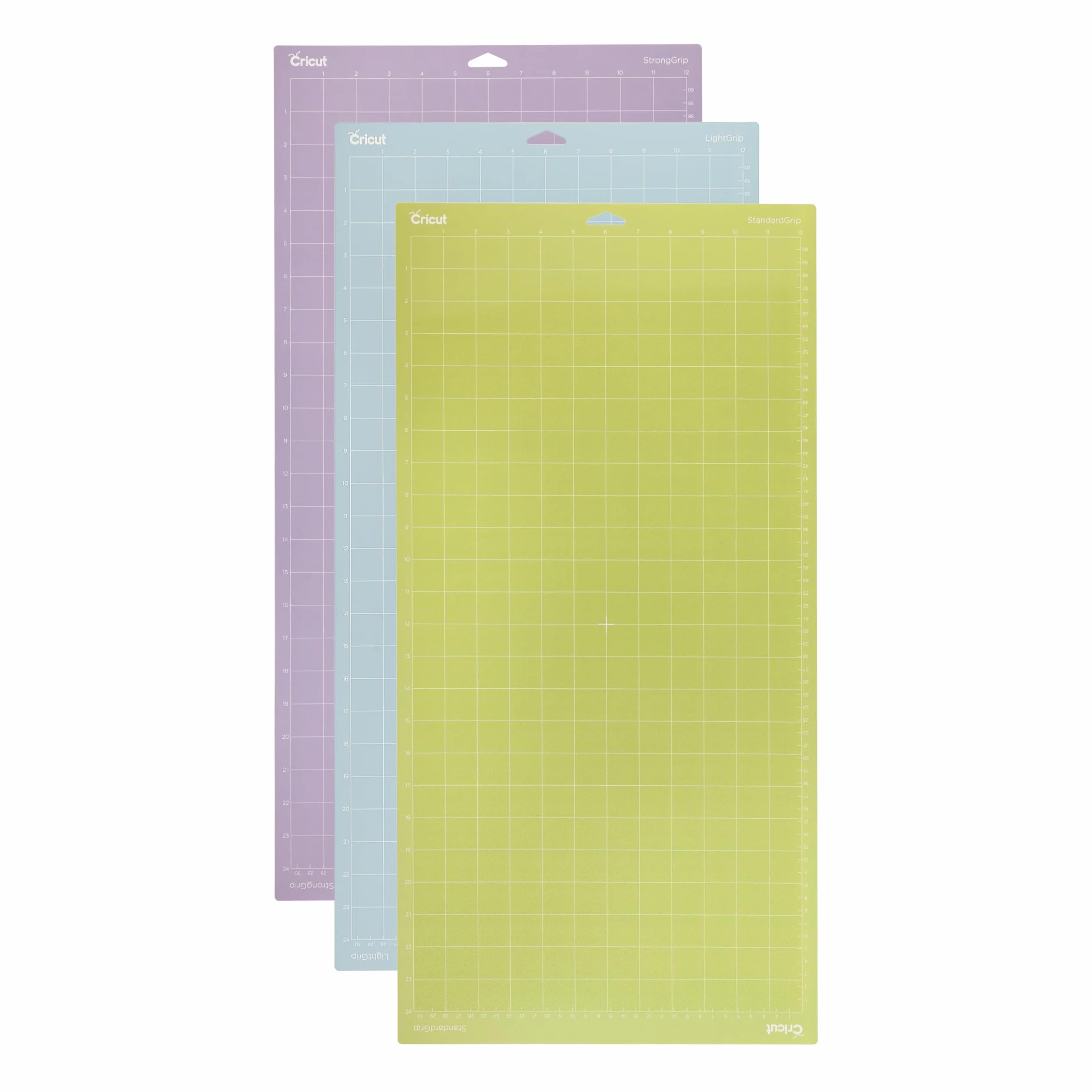 Cricut Tappetini per Macchina Vari 30,5 cm x 61 cm 12" x 24" 3 Pezzi
