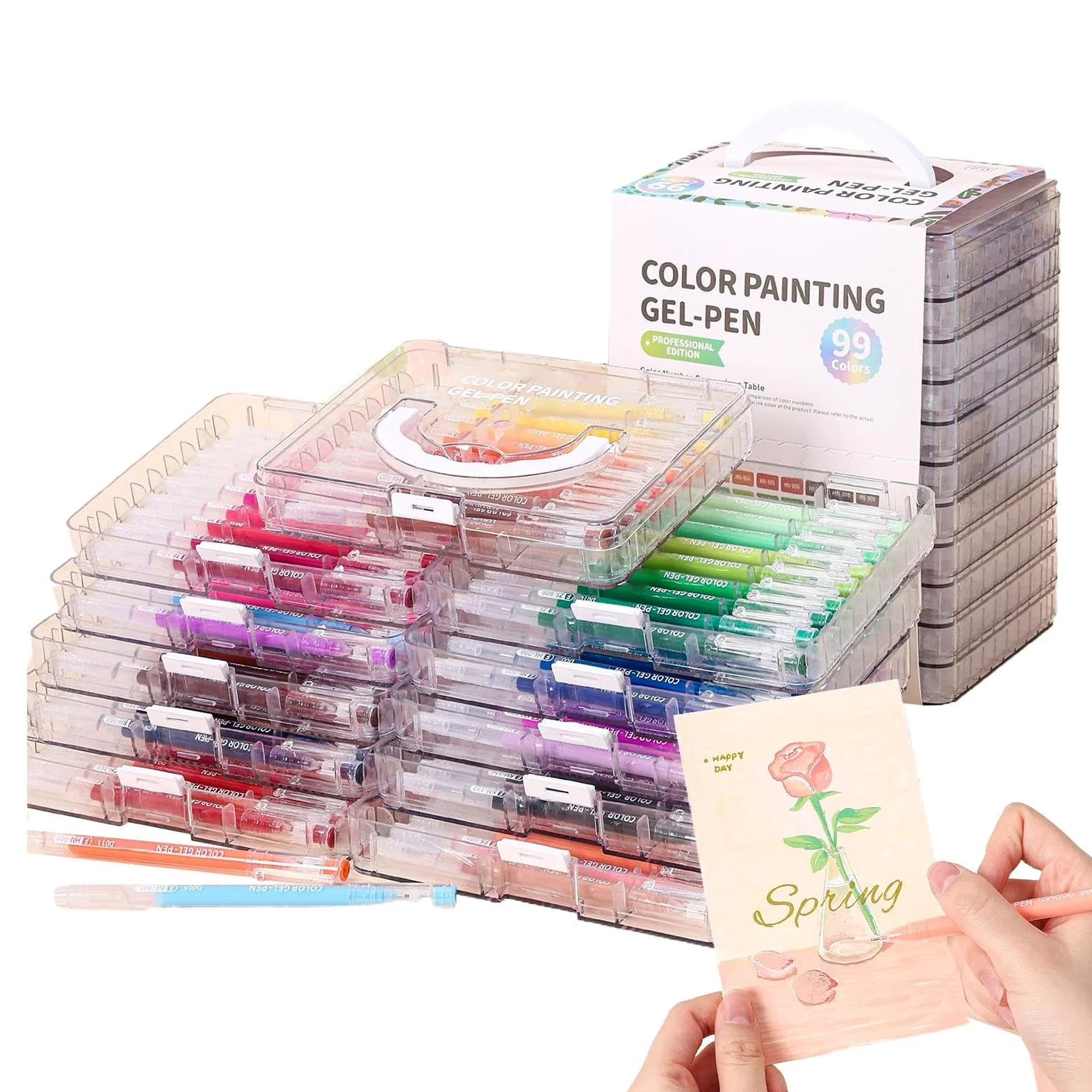 Penna gel per giornaling | Asciugatura rapida, punta fine, scrittura | penne a inchiostro gel forniture di cancelleria, per adulti, scrapbooking, giornaling, colorare, carte, scuola, maggio