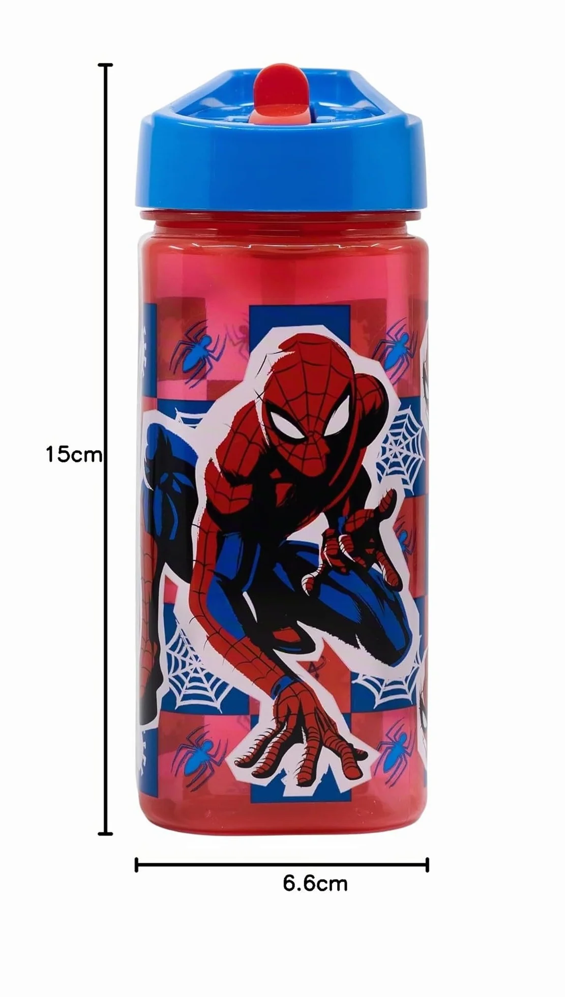 Spiderman Arachnid Grid Bottiglia Riutilizzabile Square 510 ml