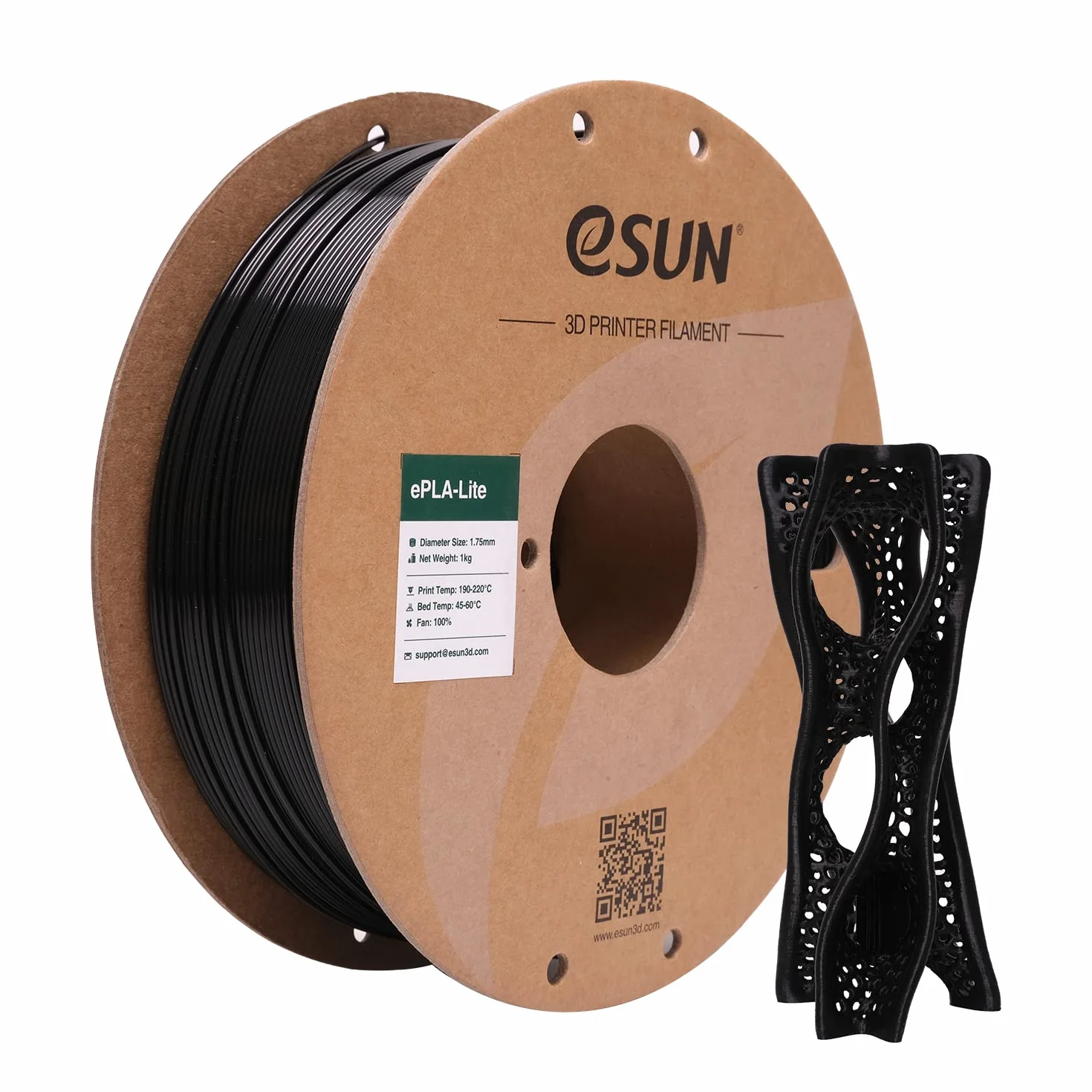 eSUN PLA Filamento 1,75 mm 1 kg Bobina Precisione Dimensionale +/- 0,03 mm per Stampante 3D