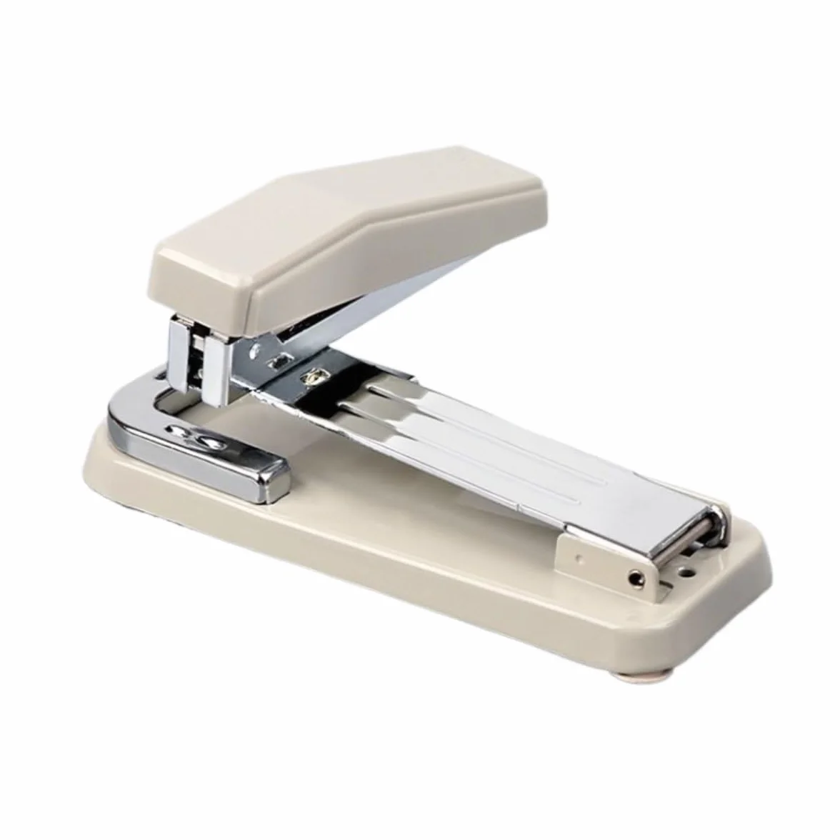 Spillatrice Ufficio Cucitrice da Ufficio con Levapunti Adatta for Forniture Decorative for Studenti E Uffici Domestici Pinzatrice(Beige)