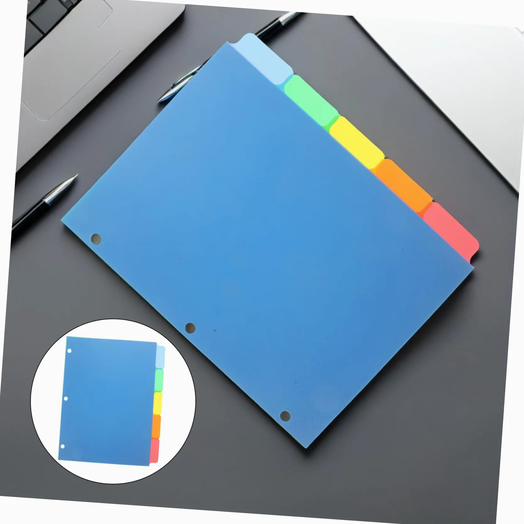 SHINEOFI 20pezzi Divisori in Plastica per Raccoglitori con Linguetta Colorata Vuota per Scrivere per Quaderni Anelli Divisori Linguetta Riutilizzabili per Ufficio Casa e Scuola
