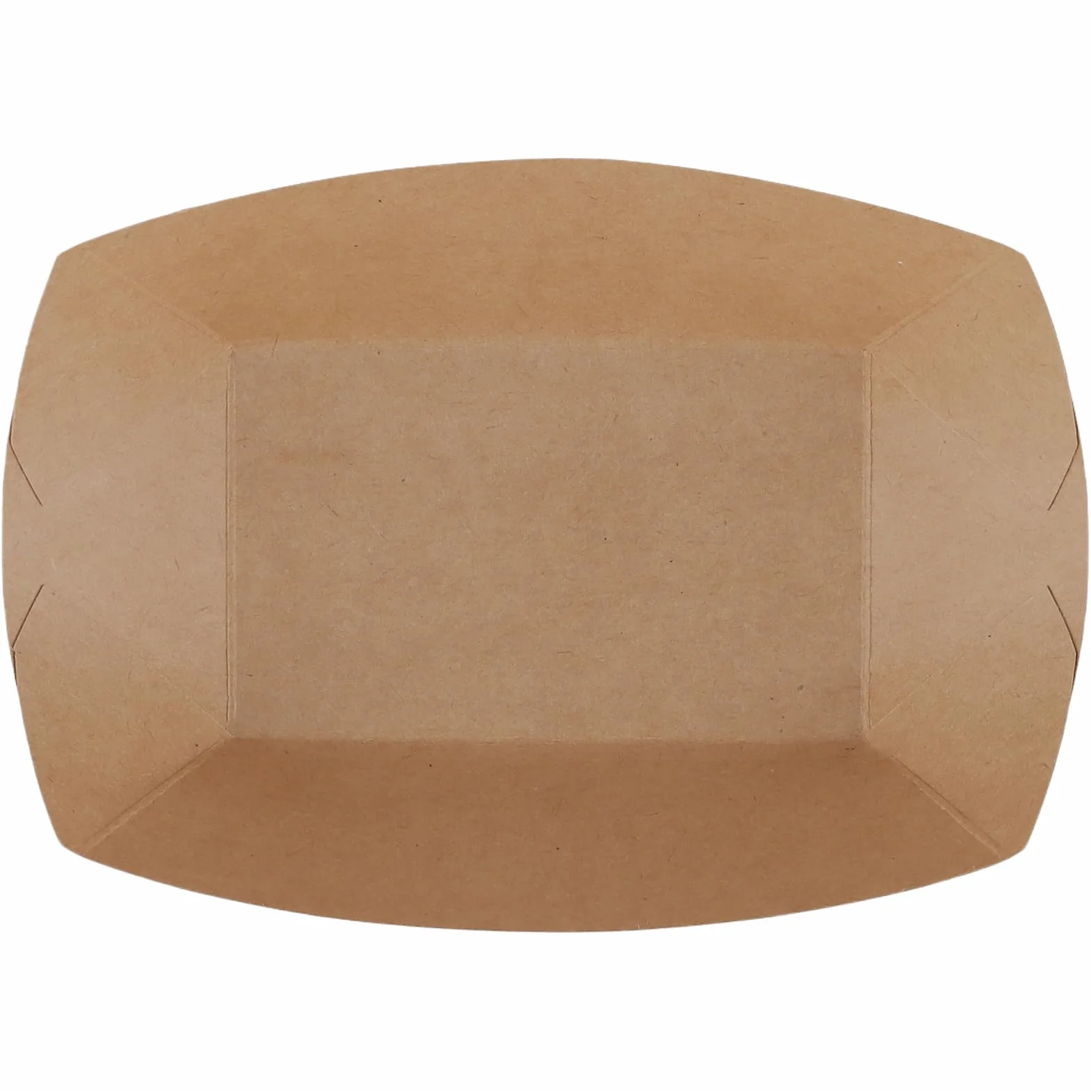 Ciotole in cartone Kraft 165 x 120 x 25 mm per patatine fritte snack finger food piatti rettangolari