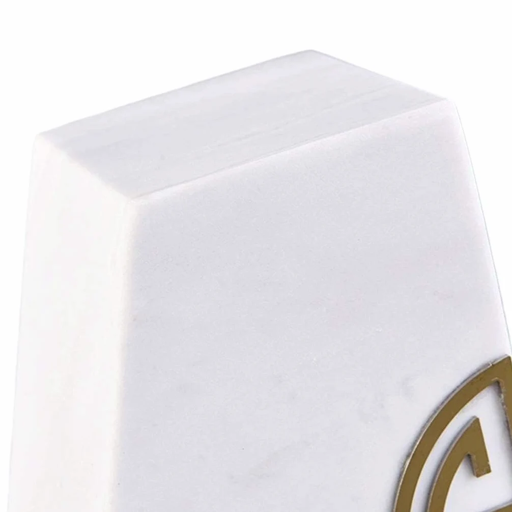 Reggi Libri, Fermalibri Fermalibri decorativi in ​​marmo, libri leggeri e di lusso, fermalibri moderni Ufficio Casa Scrivania