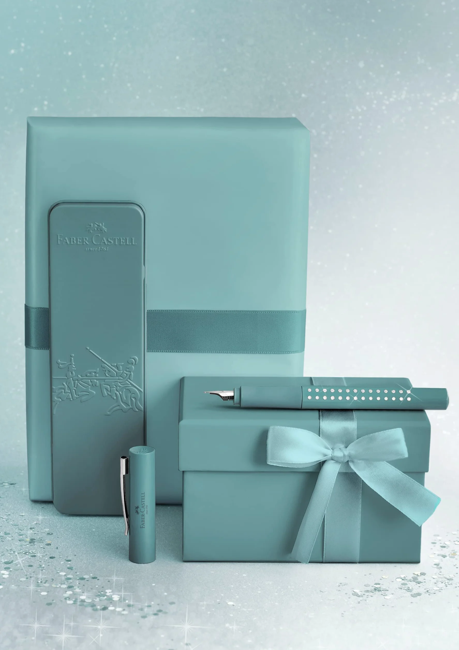 Faber-Castell Stilografica Sparkle M Oceano