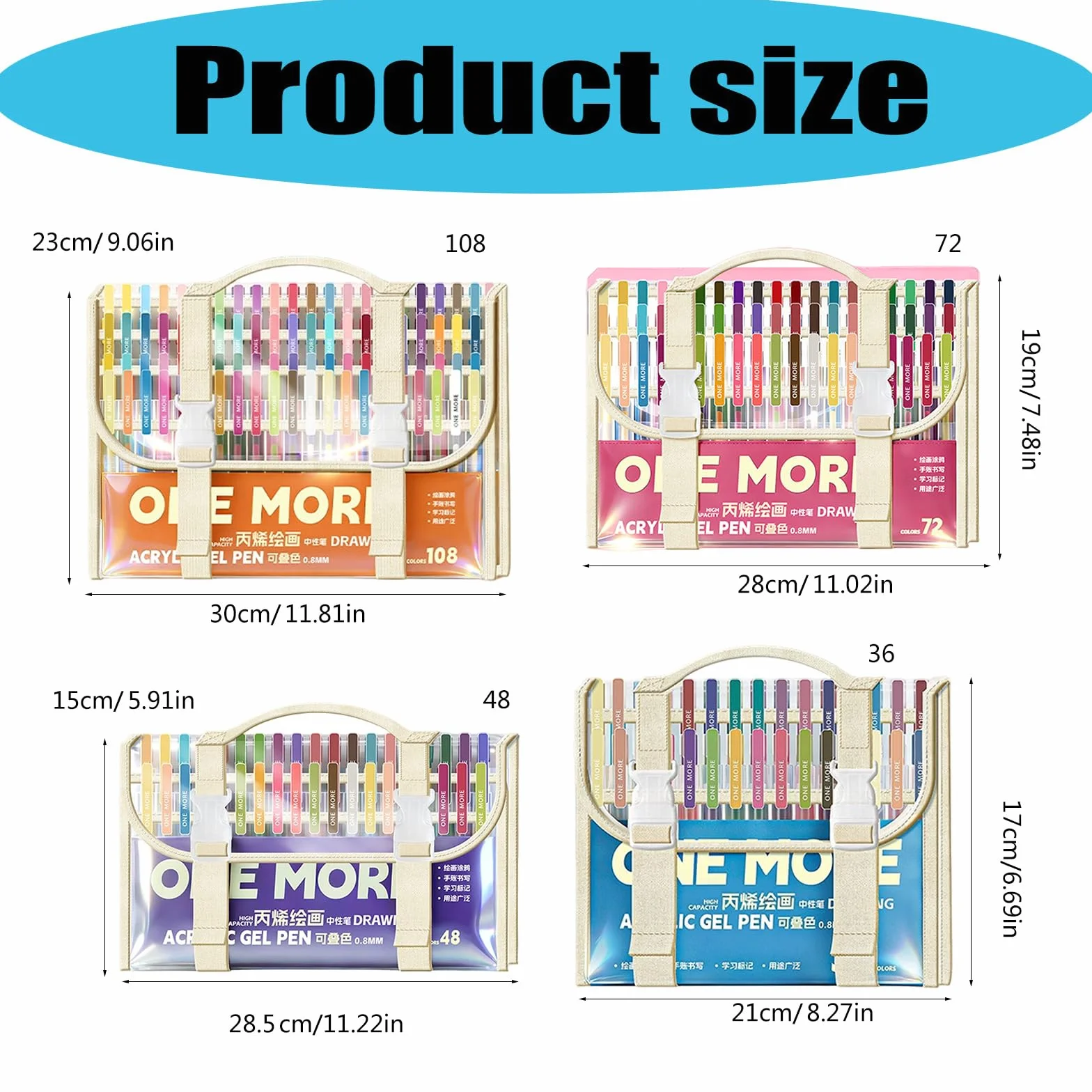 Penna gel acrilico retrattile Penna da acrilica da 0, 8 mm per artisti Studenti Diario Schizzi Prendere appunti e scarabocchi Gel retrattile Multiuso