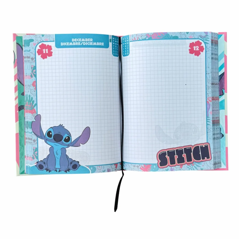 Stitch e Angel Disney non datato agenda 10 mesi scuola primaria elementari medie