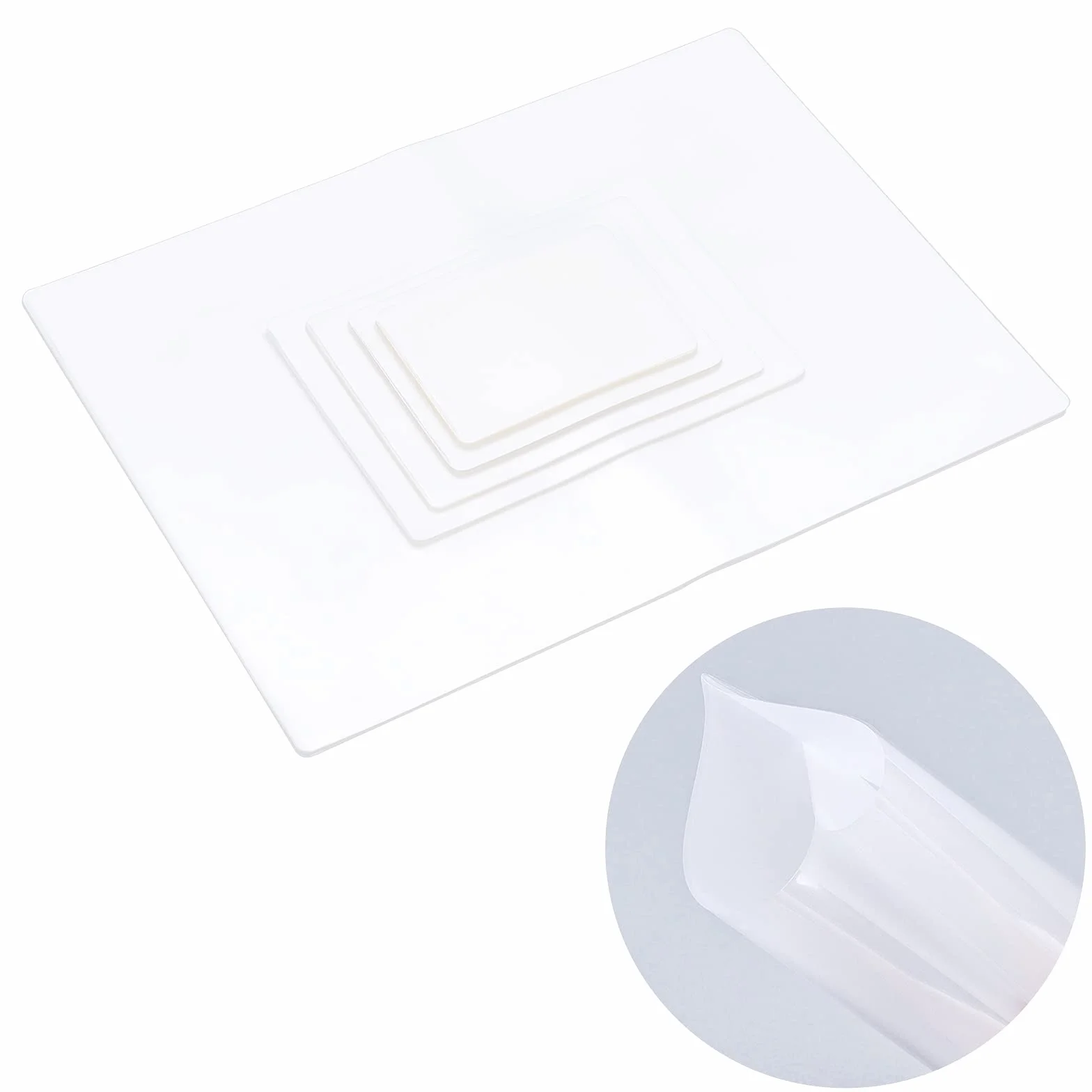 NBEADS Buste per Plastificazione Termica 150pz 5 stili Pellicola Trasparente Protettiva 0.07-0.12mm