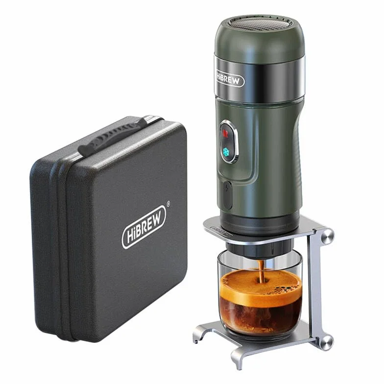 Portable Coffee Machine with case HiBREW H4B_GN