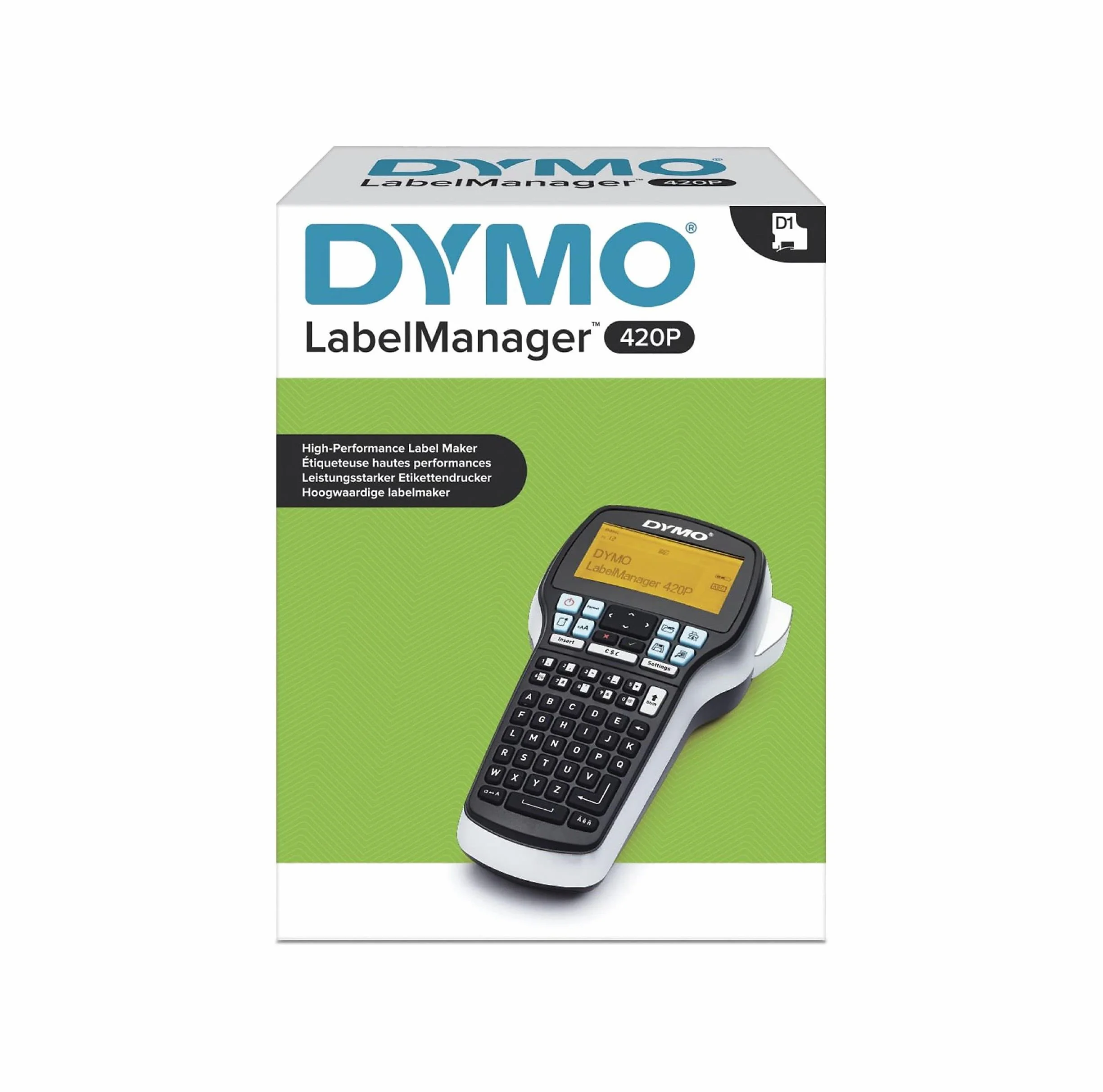 DYMO LabelManager 420P Kit Etichettatrice Portatile Ricaricabile | Stampante per Etichette con Tastiera ABC