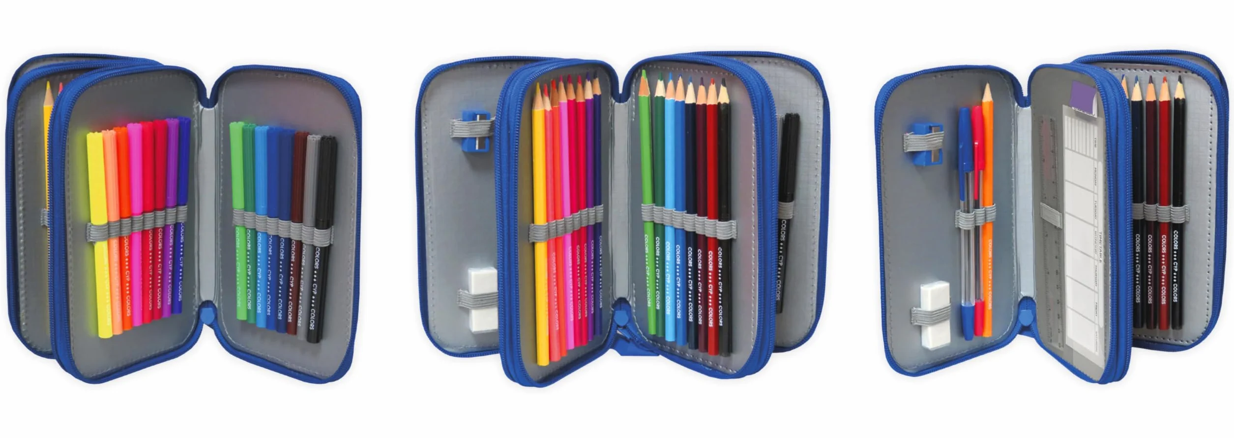 CYPBRANDS Stumble Guys astuccio a 3 scomparti licenza ufficiale per ragazzi e ragazze