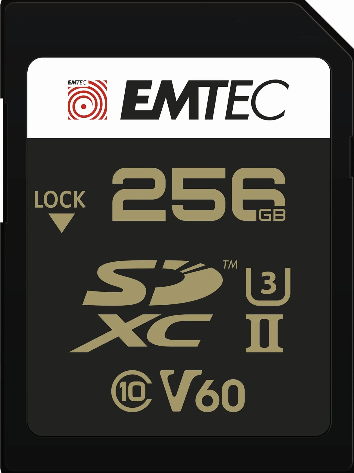 Emtec ECMSD256GUHS2V60 mémoire flash 256 Go SDXC UHS-II Classe 2