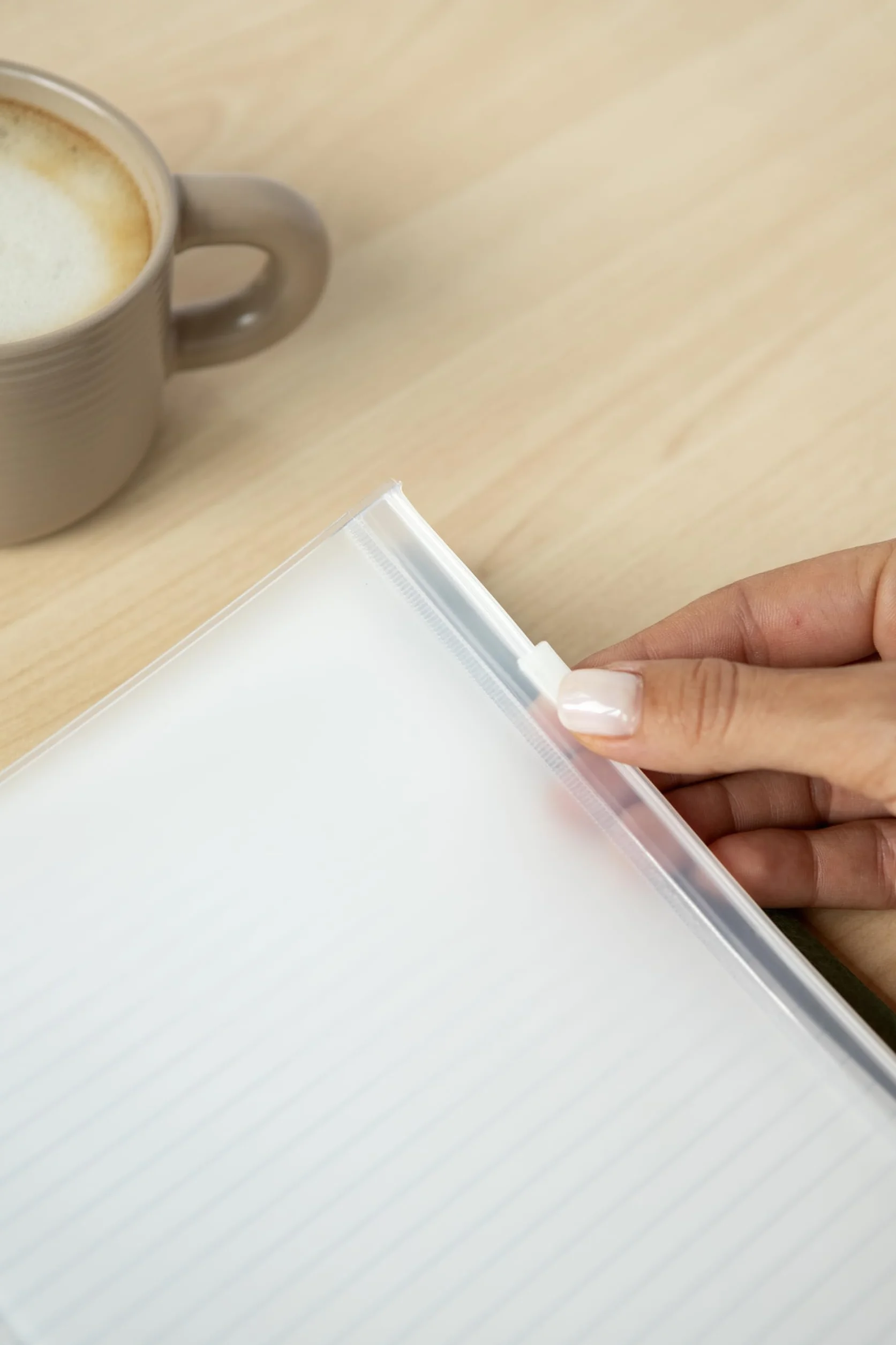 Filofax Quaderno A5 ricaricabile con busta con apertura a zip