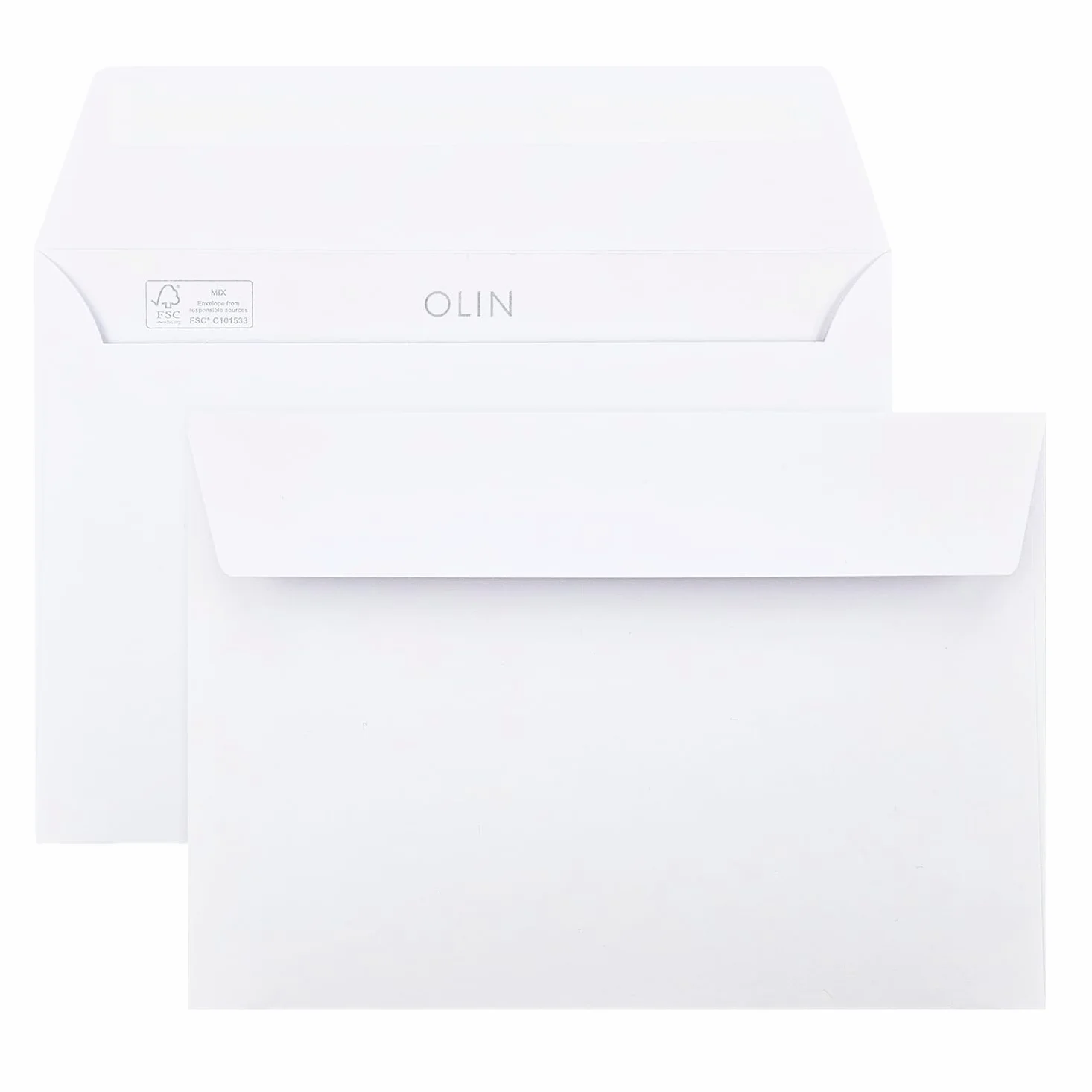 Netuno 500 buste per lettere bianche formato C6 114 x 162 mm 120g Olin White buste bianche da lettera eleganti per inviti partecipazioni buste biglietti auguri Natale Pasqua matrimonio compleanno