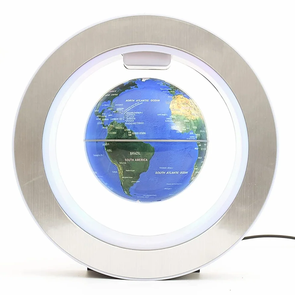 Globo Fluttuante a Levitazione Magnetica 4" con Costellazioni LED, Rotante per Bambini, Decorazione da Scrivania e Idea Regalo Unica per Uomini o Gadget Tech di Compleanno per Ragazzi Adolescenti