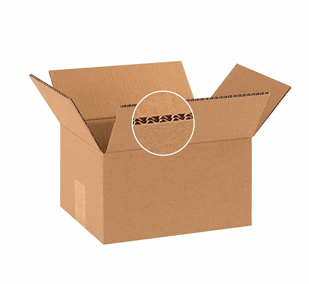 Scatole Cartone Doppia Onda Avana 50x35x30cm Scatoloni Imballaggio Spedizioni Cartoni Trasloco Scatoli in cartone Ondulato Leggere Solide e Resistenti - set da 5 - Made in Italy