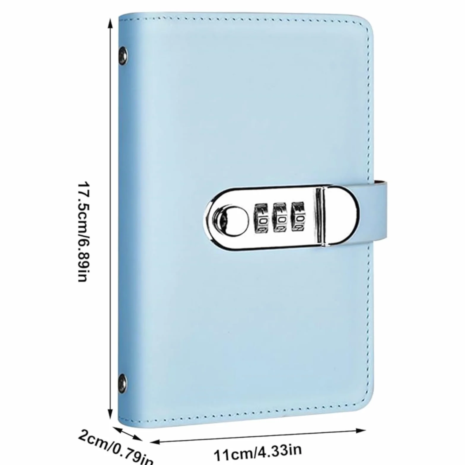 Savings Challenge Binder PU Leather Money Saving Budget Organizer Wallet with 100 Envelopes and Combination Lock