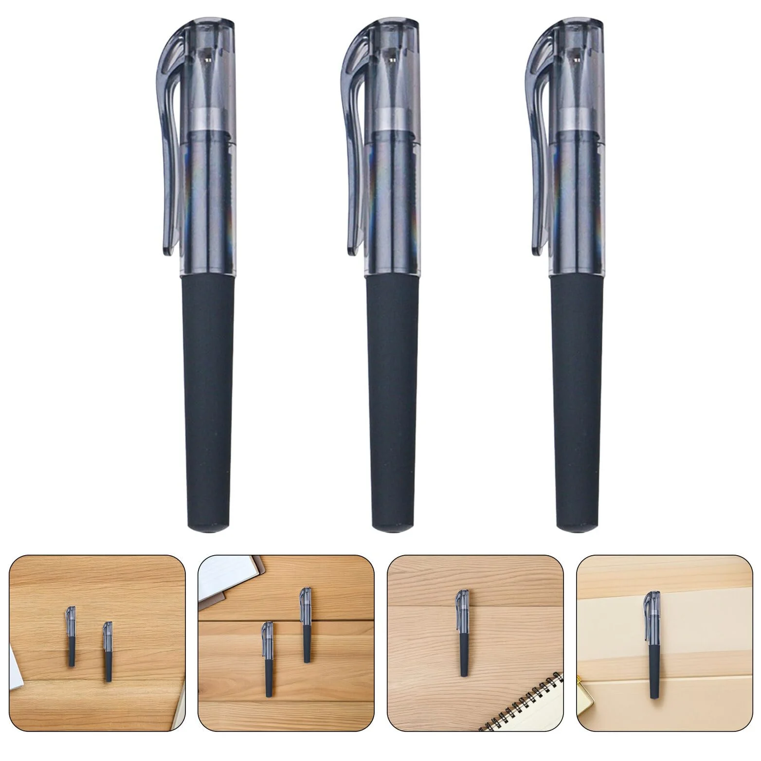 Zerodeko 50 Penne Gel Tascabili Punta Fine 0,5 Mm, Penna Leggera Cappuccio, Inchiostro Nero Resistente allo Sbiadimento per Ufficio, Scuola e Diario