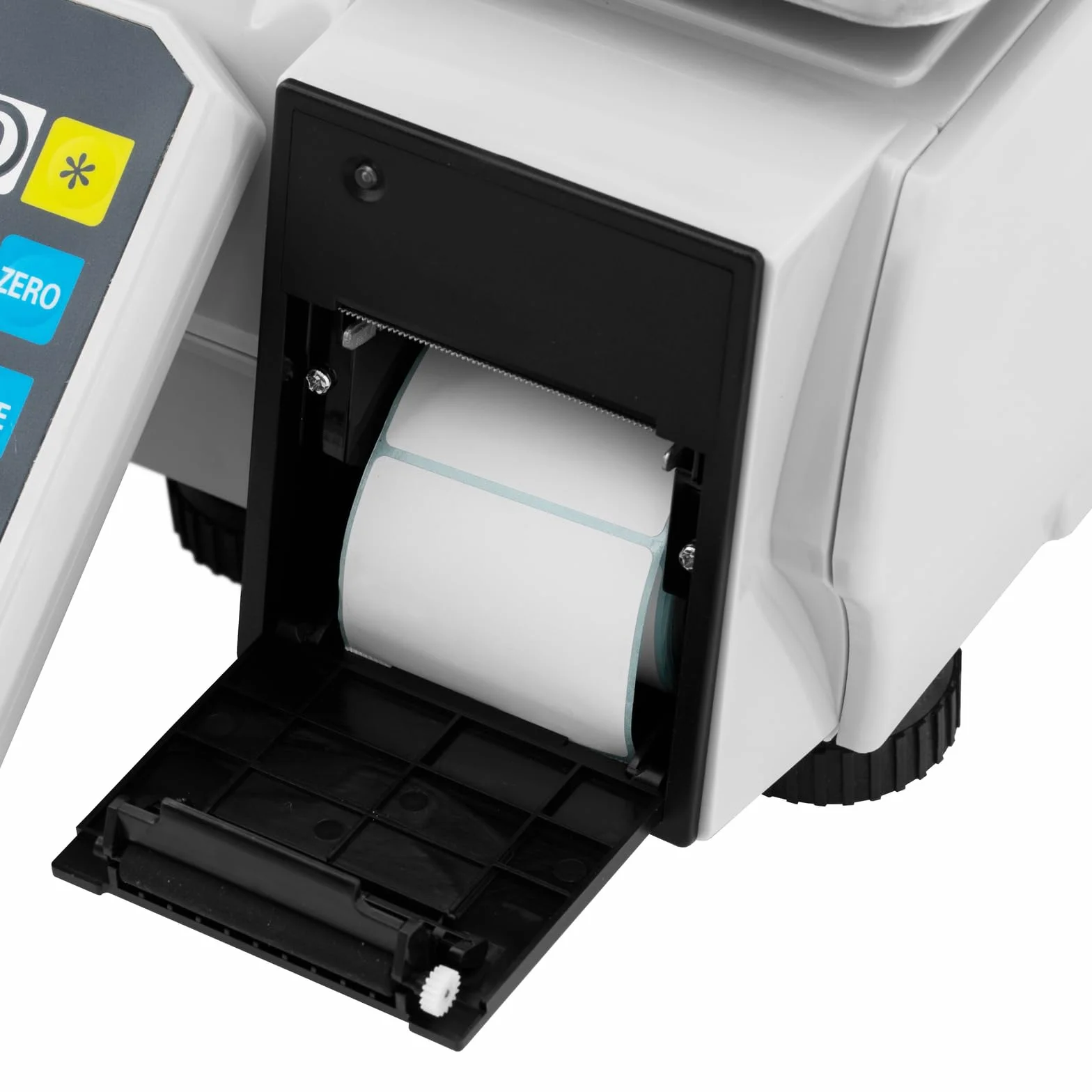 Steinberg Systems SBS-EBS-101 Selezionatrice ponderale 30 kg / 15 g Calcolo del prezzo e stampante di etichette Display LC Bilancia da banco con stampante etichette