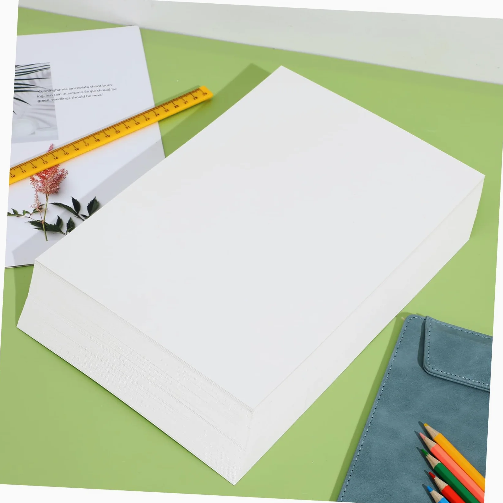 100fogli Carta Per Stampante Naturale Carta Fotografica Per Ufficio e Scuola Compatibile Con Tutte Le Stampanti