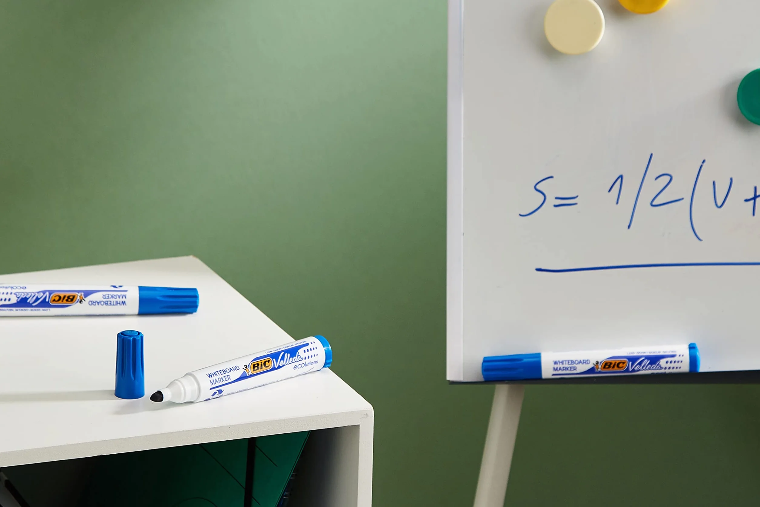BIC Board Marker Bullet Tip 3, Whiteboard, 12 Pezzi
