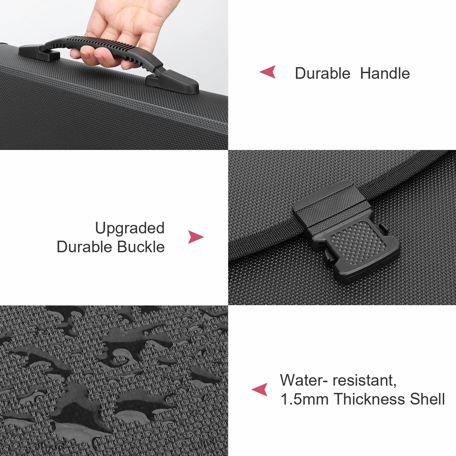 Uquelic 26 Tasche Upgrated Cartella Portadocumenti A4 Espandibile con Manico Espansione cartella dei file Cartelle a Soffietto, Plastica, Fisarmonica, Portariviste, Archiviare, Grande