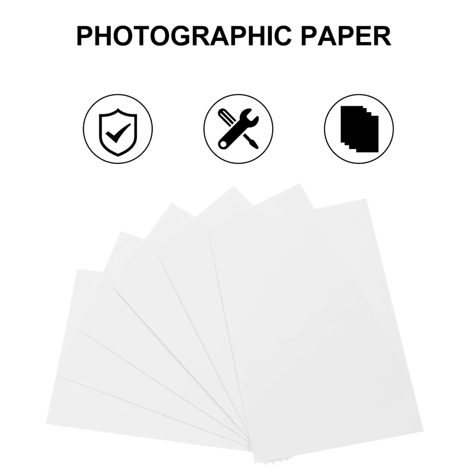 120 Pezzi Carta Fotografica Lucida Bianco per Stampante Inkjet | Rivestimento, Forte Assorbimento Dell'inchiostro, Fogli da 230 Grammi, per Stampe Nitide