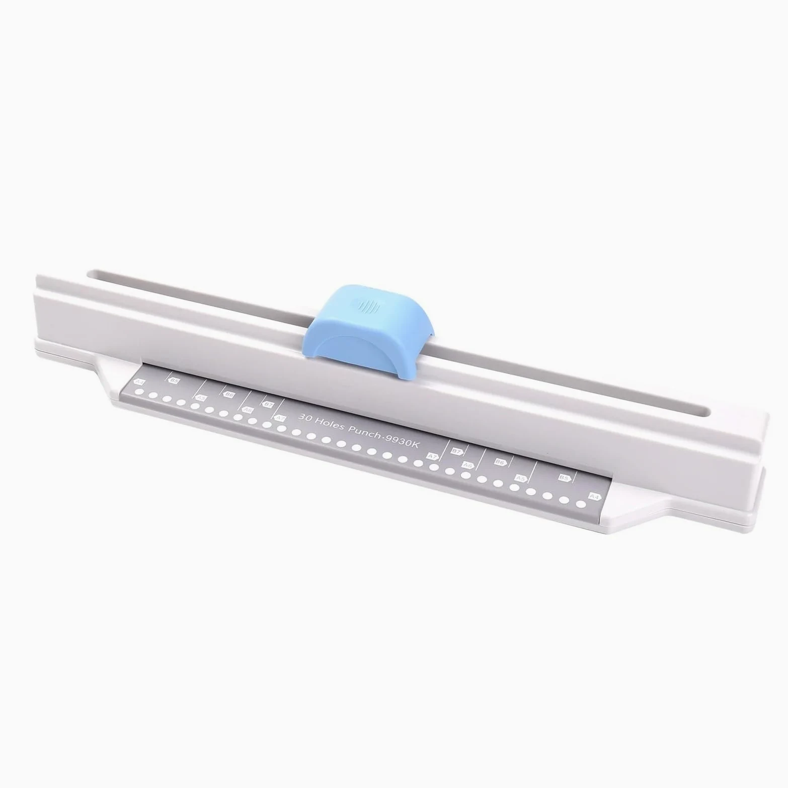 Rilegatrice Punteggiatura Macchina da 30 buche Collar per cassa di perforazione Manuale fai da te A4 Forniture per ufficio per portelloni Rilegatrice a dorsi plastici