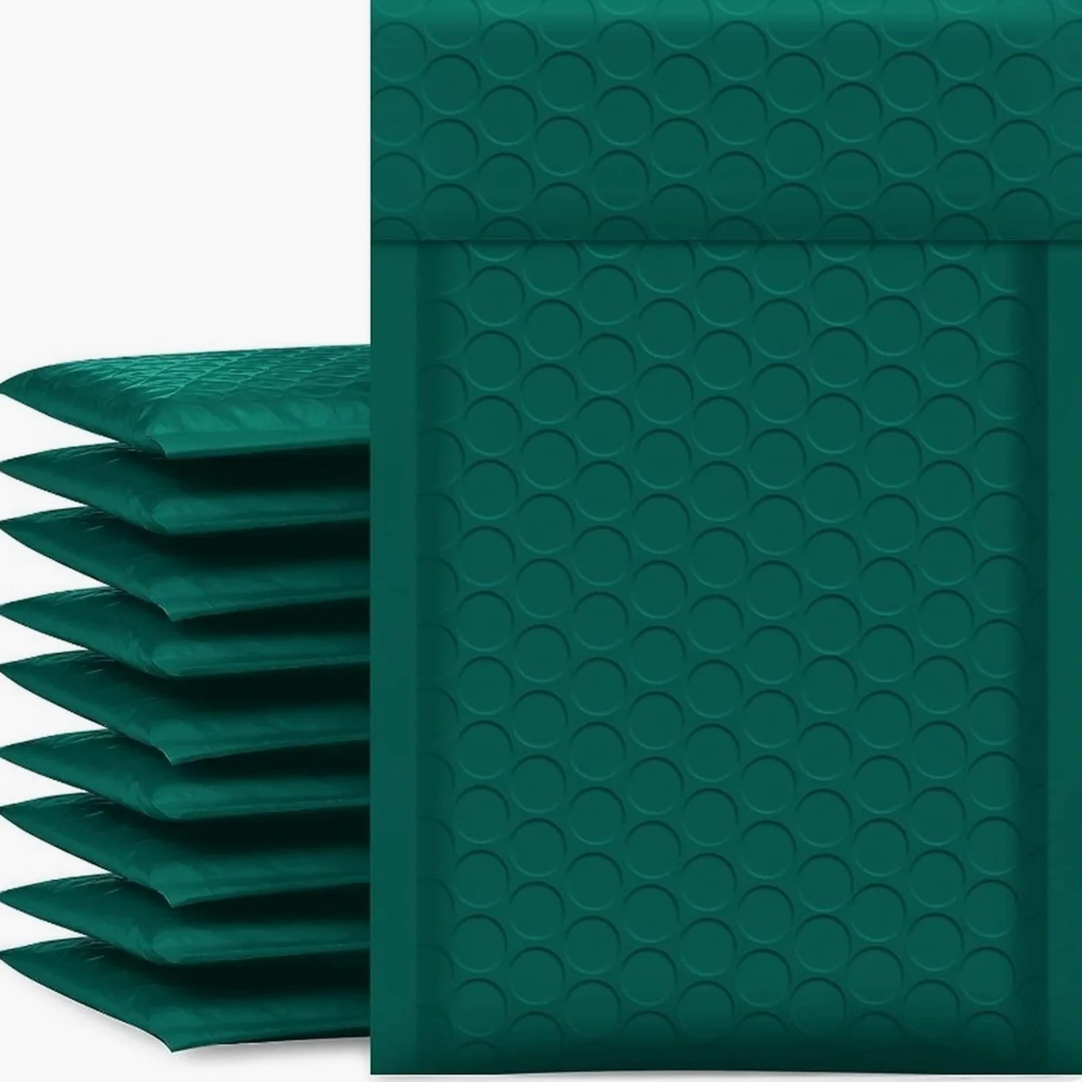 Buste Imbottite 50Pcs Green Bubble Mailer Bubble Padded Mailing Envelopes Mailer Poly for Packaging Self Seal Shipping Bag Bubble Padding (Color : 100 pcs 20.5X 28)