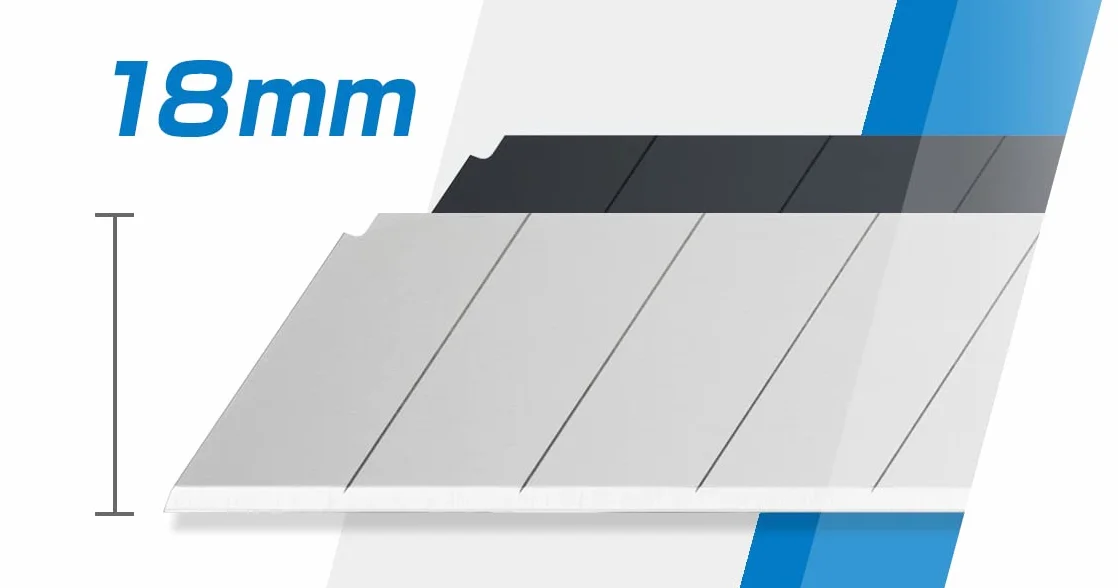 Lama di ricambio per cutters 18 mm OLFA LB-50, 50 pz per confezione