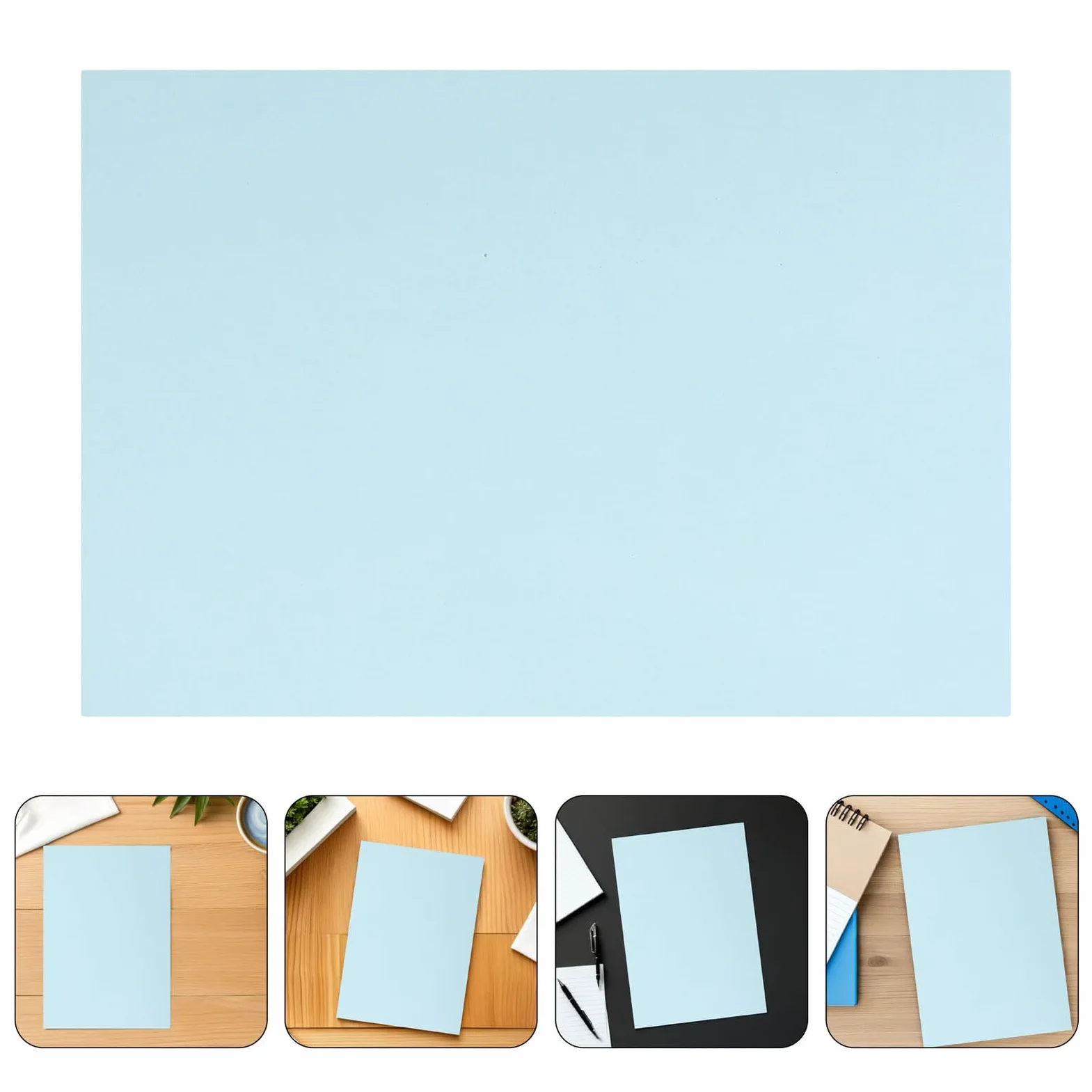 200 Pezzi carta multifunzionale Carta di cancelleria forniture per ufficio Sky-blue