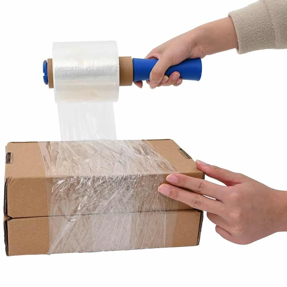 vidaXL Film Estensibili 10 pz Trasparenti 23 μm 10 cm x 300 m, pellicola da imballaggio, pellicola da imballaggio, pellicola da avvolgimento