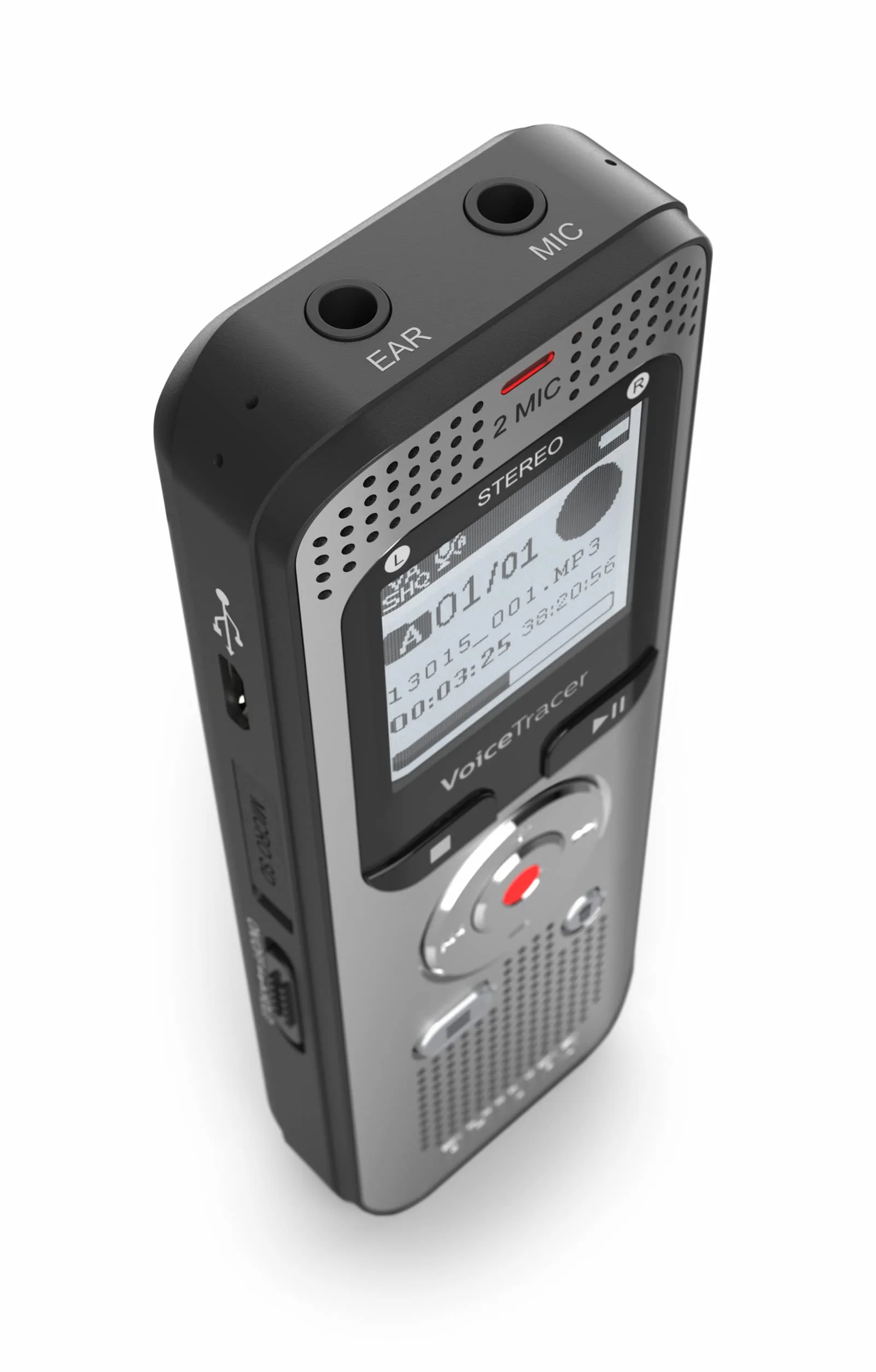 Philips VoiceTracer DVT2015, registratore vocale, 8 GB, 2 microfoni stereo. Licenza AI Sembly in prova: l’Intelligenza Artificiale crea riassunti, trascrizioni