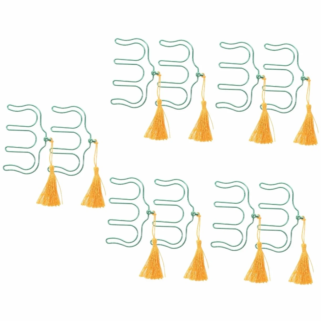 Abaodam 10pezzi Clip Per Musica Con Nappa Supporto Per Pagine Di Spartiti Musicali Per Pianisti e Musicisti Pratico e Resistente Per Libri e Riviste