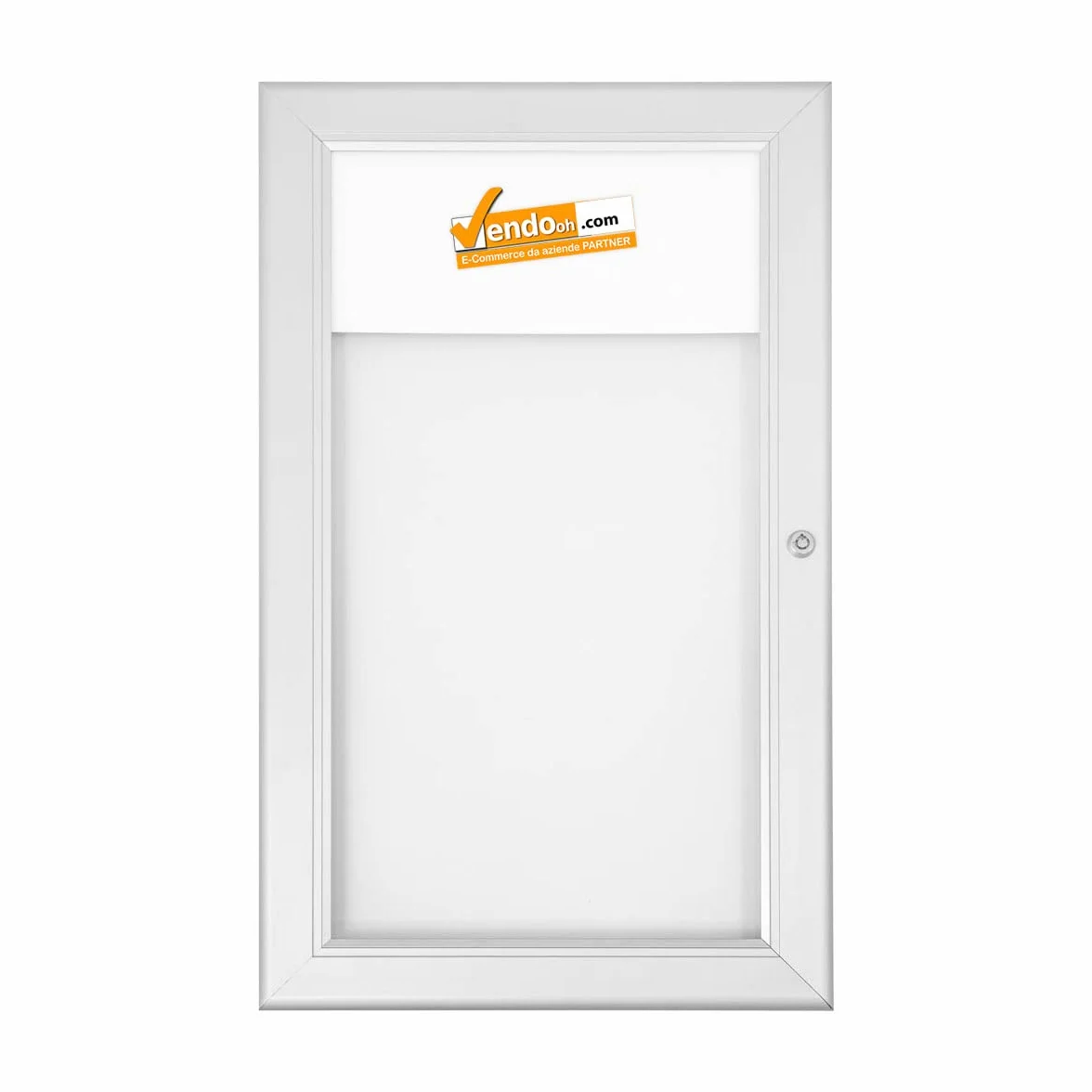 BACHECA PORTA MENU PER ESTERNO PANNELLO LOGO PERSONALIZZATO SERRATURA E CHIAVI - 1xA4