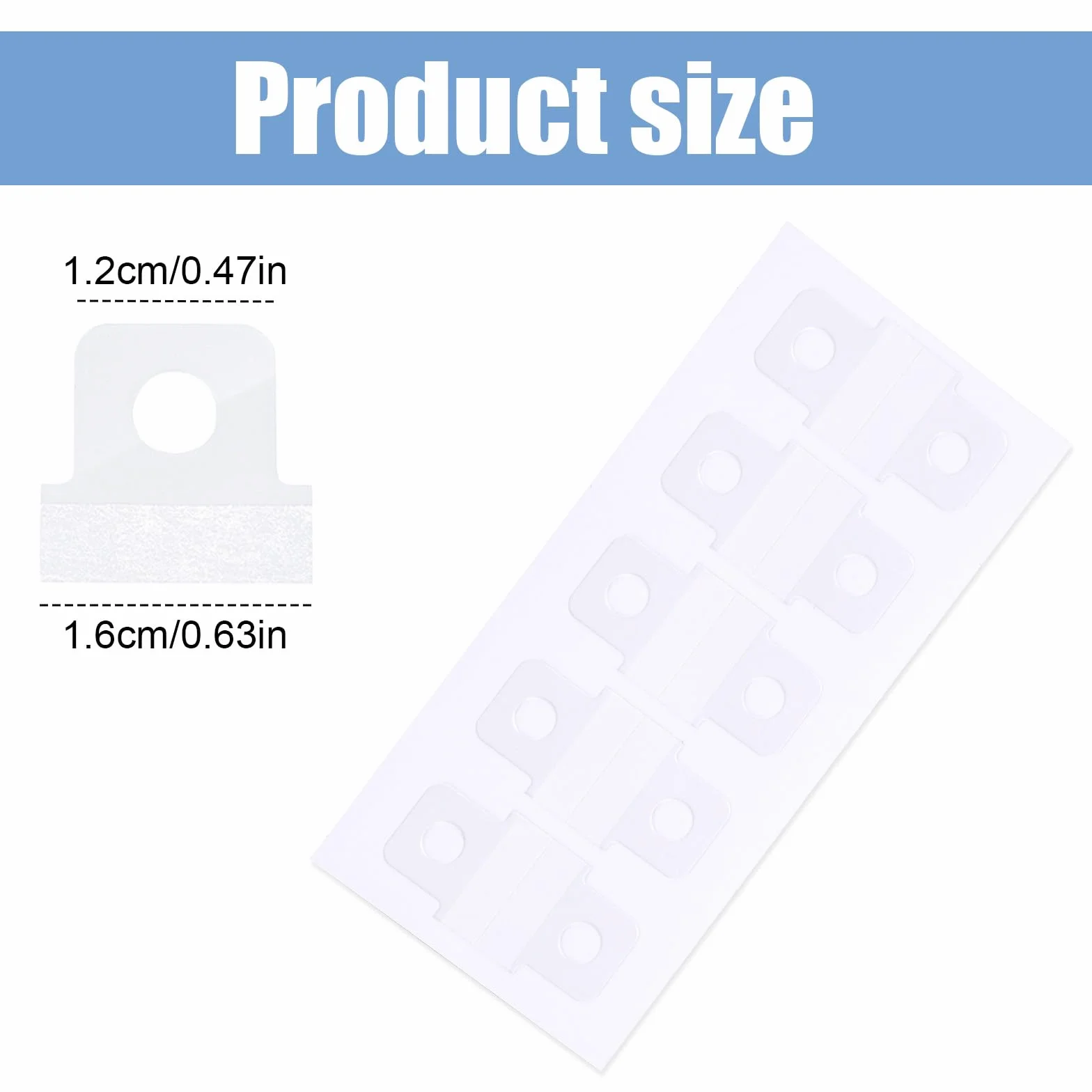 Tinoaly 300pz Adesivi per Raccoglitori ad Anelli, Linguette Autoadesive Trasparenti con Foro Rotondo per Scrapbooking Album