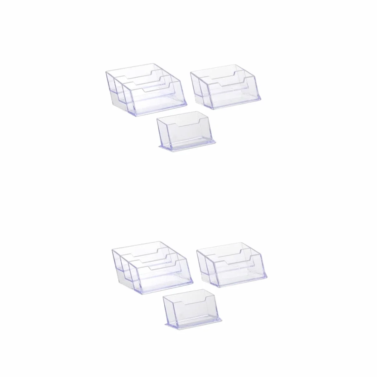 Angoily 2 Set Biglietti Visita Organizer Per Carte Scrivania Design Per Ufficio E Presentazioni Professionali 3 Pezzi*2