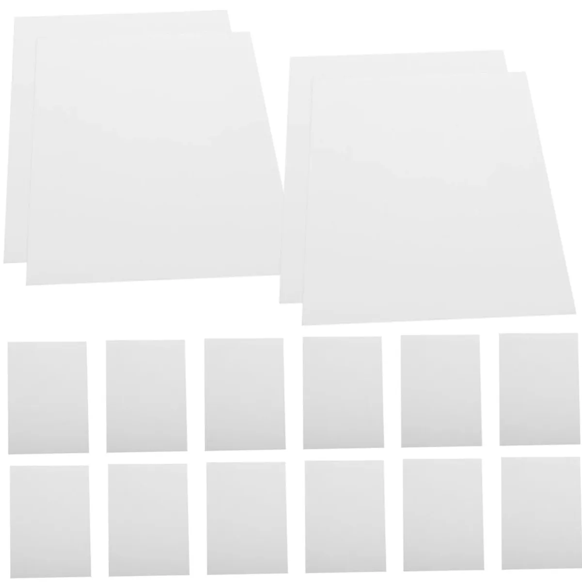 NUOBESTY 400 Fogli carta fotografica carta per fotocopie per depliant adesiva lucida di qualità fotografica carte da stampa lucida carte he bianca