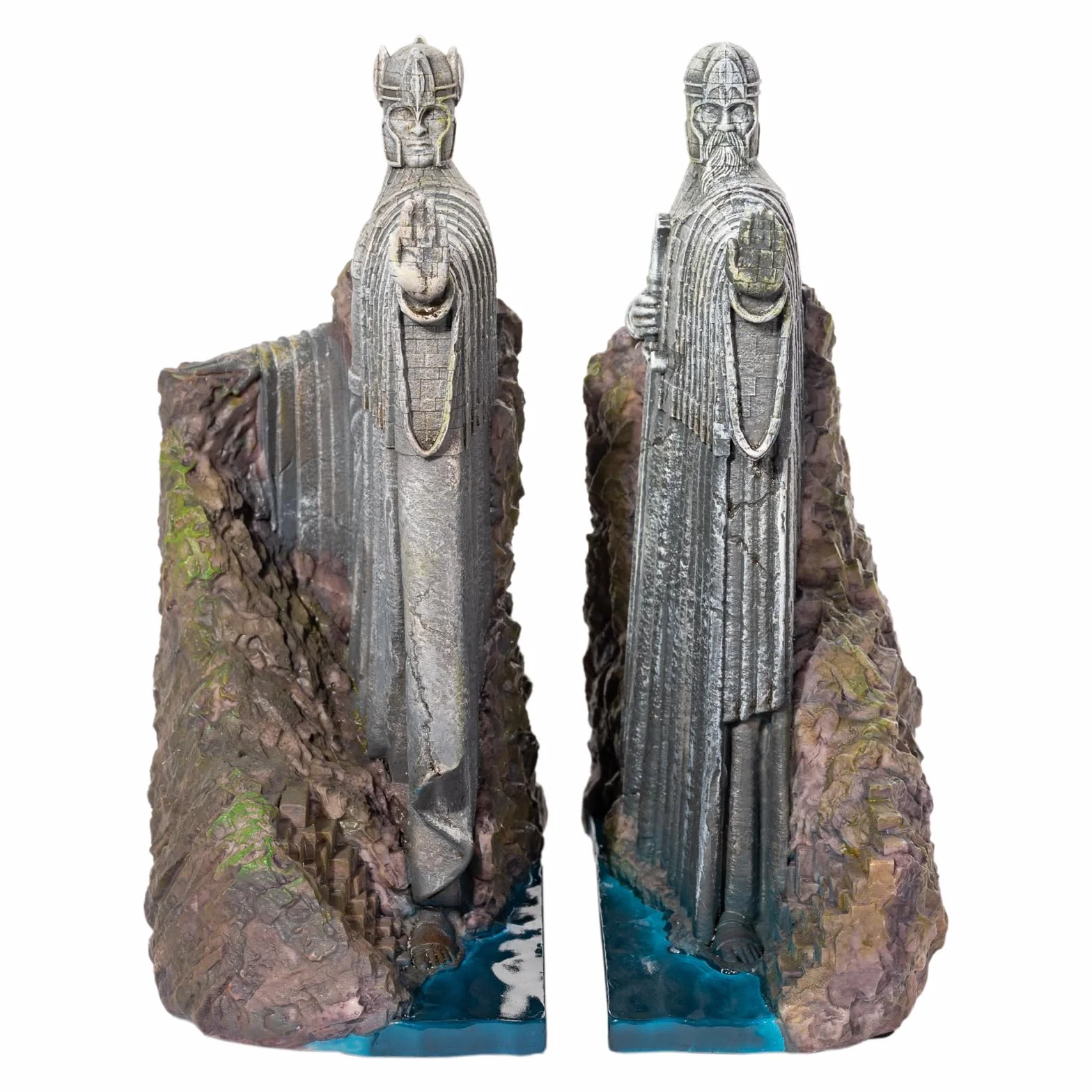 Fermalibri Il Signore degli Anelli Argonath Reggilibri da mensola personalizzato LOTR