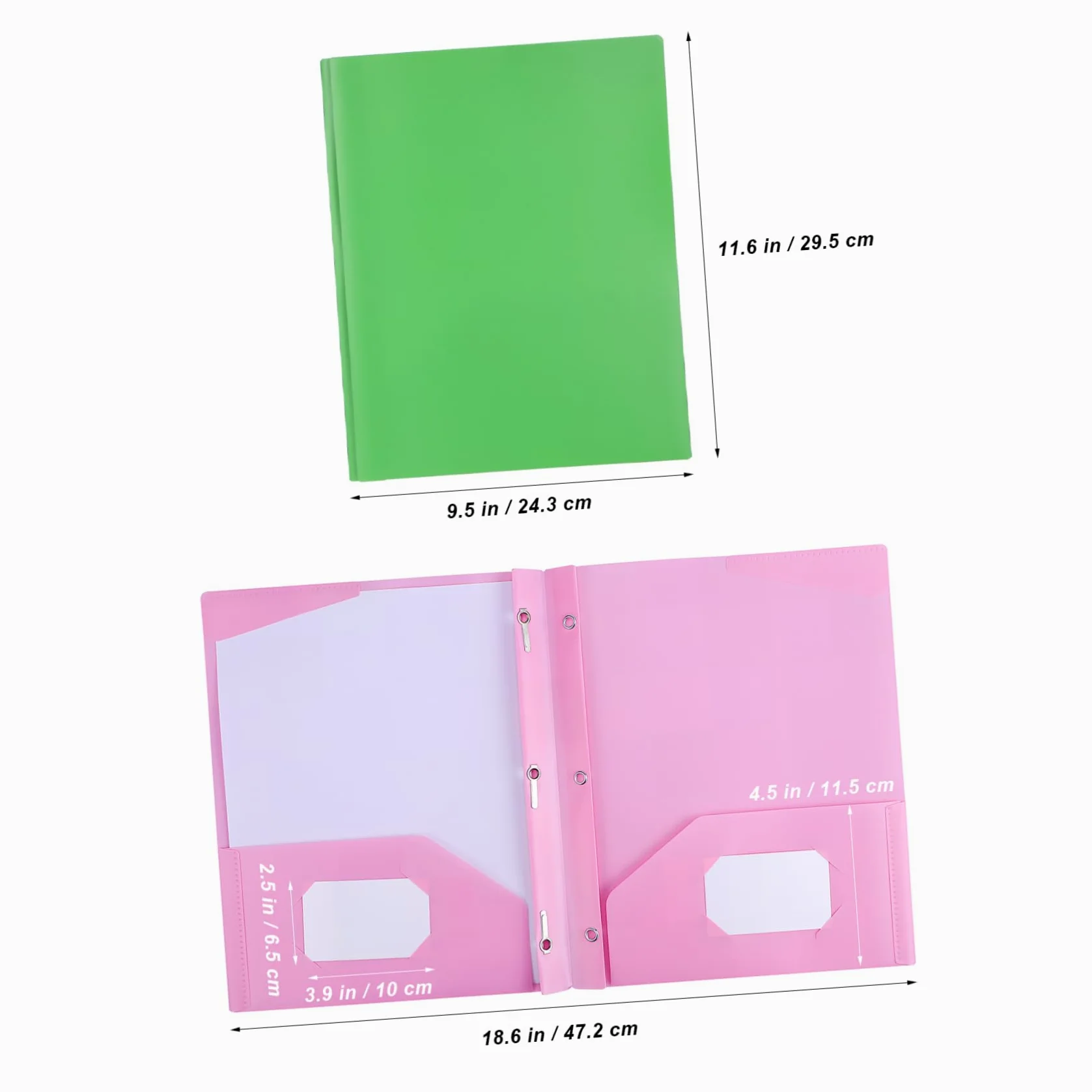 Cartelline con Tasche 9 Pezzi in Plastica per Archiviazione Documenti | Portadocumenti in Plastica, Cartella Scuola, Decorazioni Scuola, Organizer Tascabile in Plastica