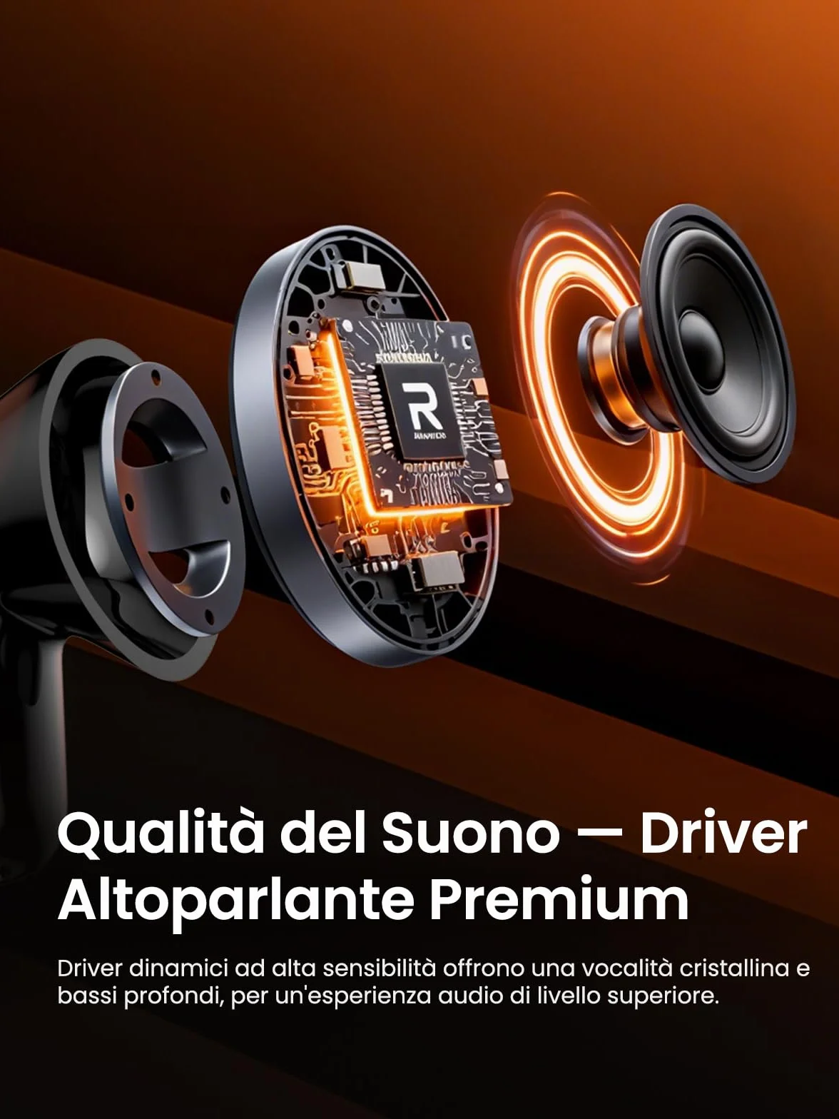 NE20 Auricolari Bluetooth Traduttori – Traduzione in Tempo Reale di 165 Lingue, Assistente IA, Suono Hi‑Fi, Schermo Tattile LCD, Batteria 60h, per Viaggi/Riunioni (Compatibile iOS/Android)