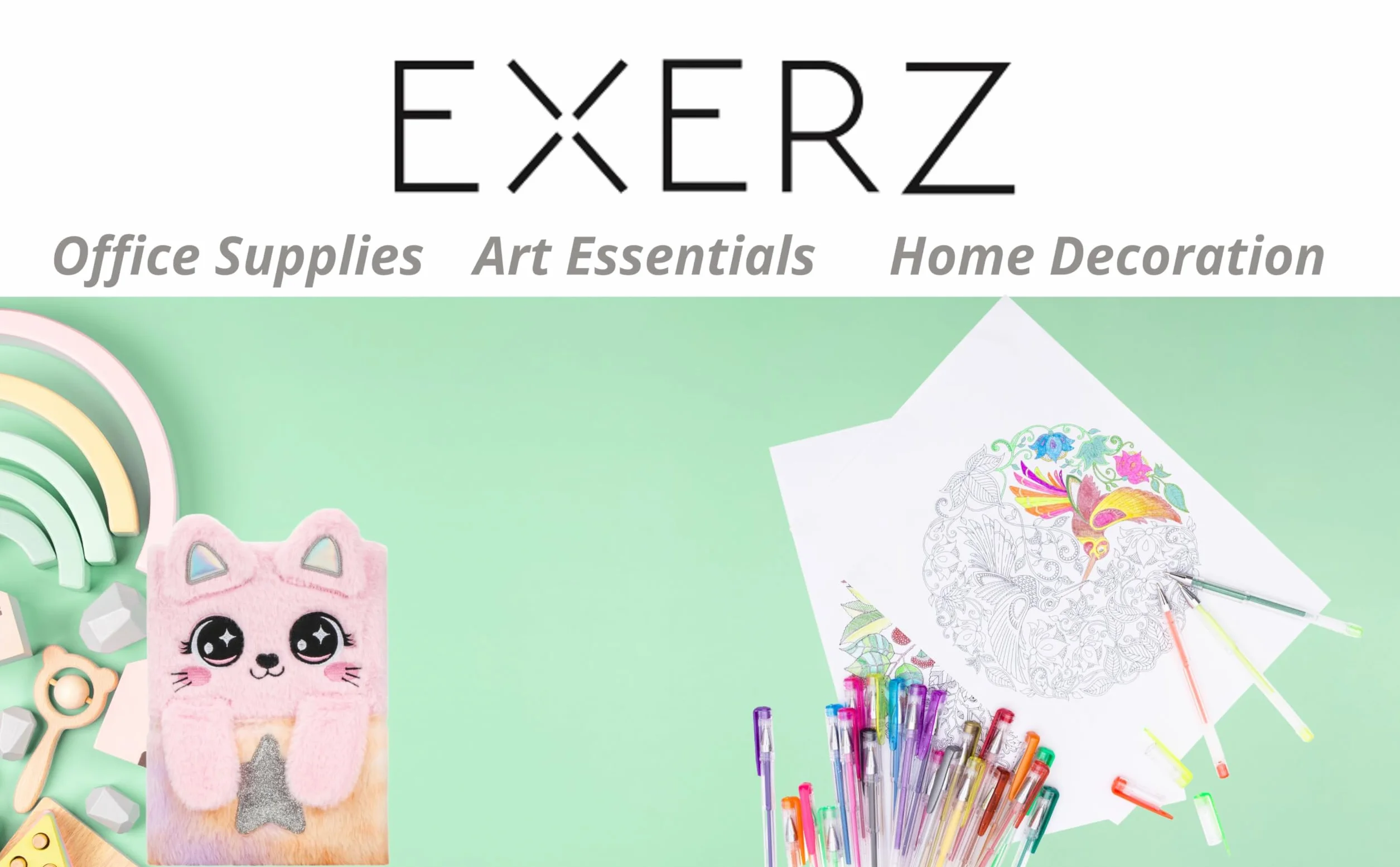 Exerz Quaderno A5 Gatto Rosa Antistress Orecchie Zampe Pieghevoli 160 Pagine a Righe