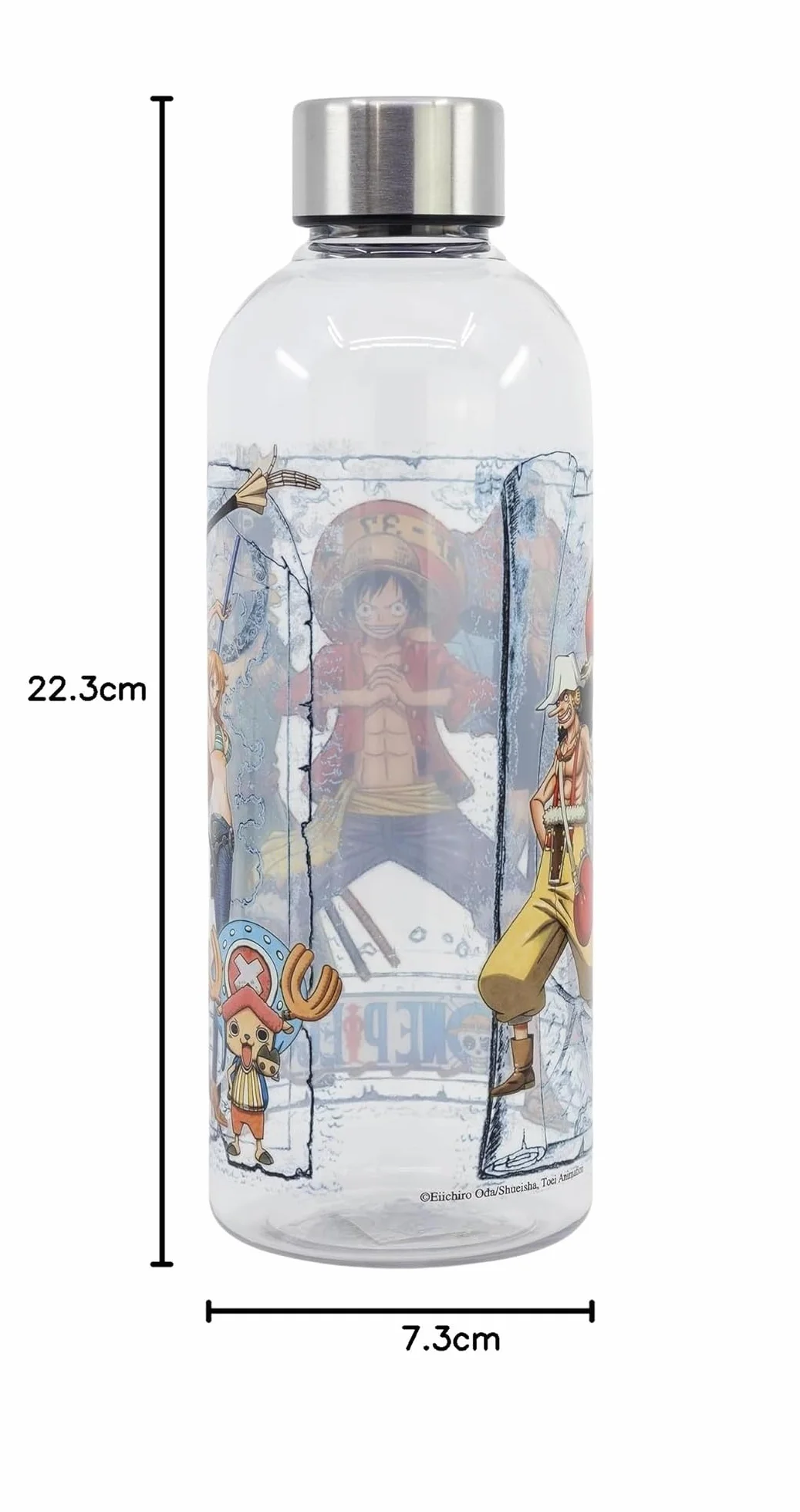 Stor Borraccia Riutilizzabile One Piece 850ml Plastica Senza BPA Tappo a Vite Metallico Anti-Goccia