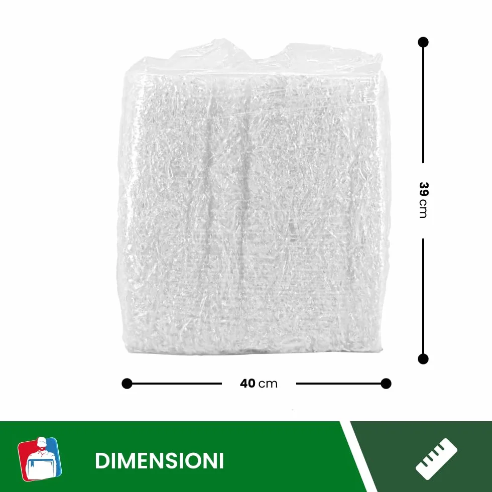 IMBALLAGGI 2000-15Kg Trucioli Trasparenti in Polipropilene Bio, Paglia per Cesti Natalizi, Regali di Natale e Confezione Regalo, Riempimento Imballaggio per Spedizioni Pacchi, Paglietta per Scatole