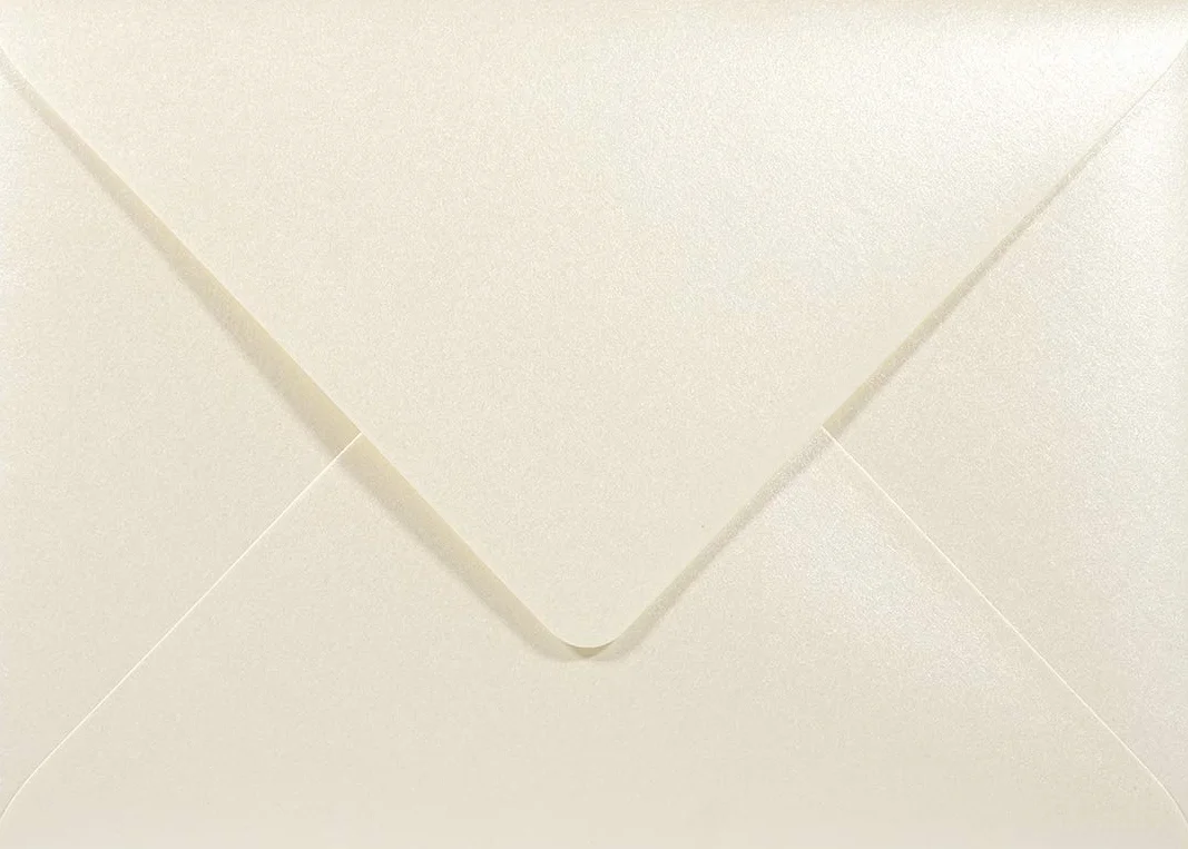 Majestic Candelight Cream buste perlate Netuno 25 formato B6 12,5x17,5 cm 120g carta perlescente per inviti matrimonio