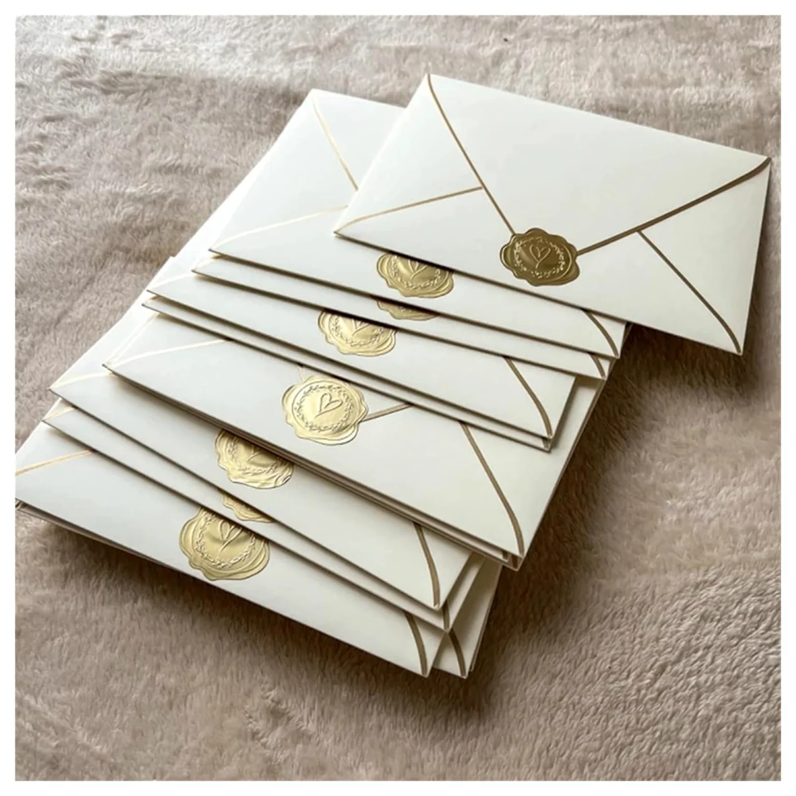 Buste Da Lettera 30/50 pz Buste for carte di invito a nozze Festa compleanno Biglietto d'auguri for matrimonio Decorazione sacchetto carta regalo Fornitura aziendale for 5x7(White,50pcs)